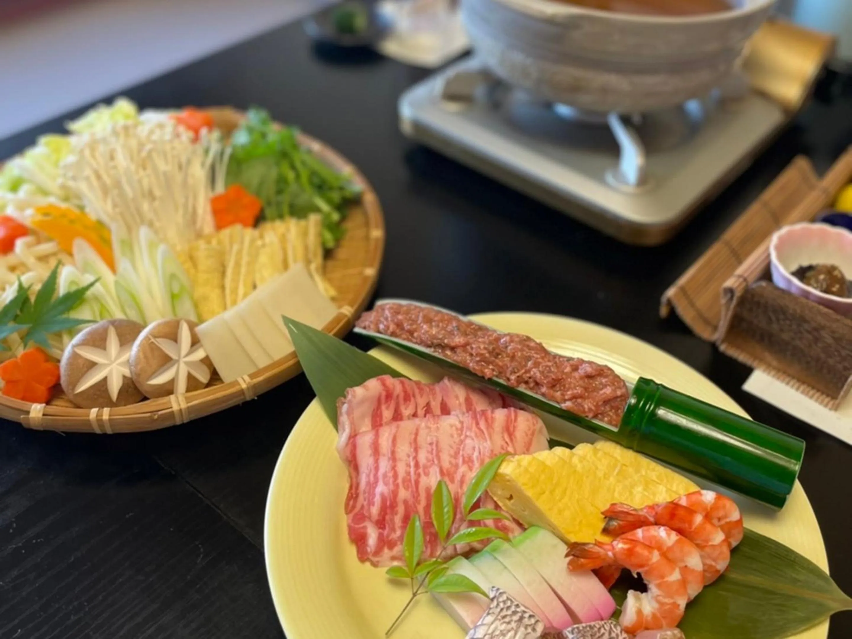 Food and drinks in Shiroyama Ryokan