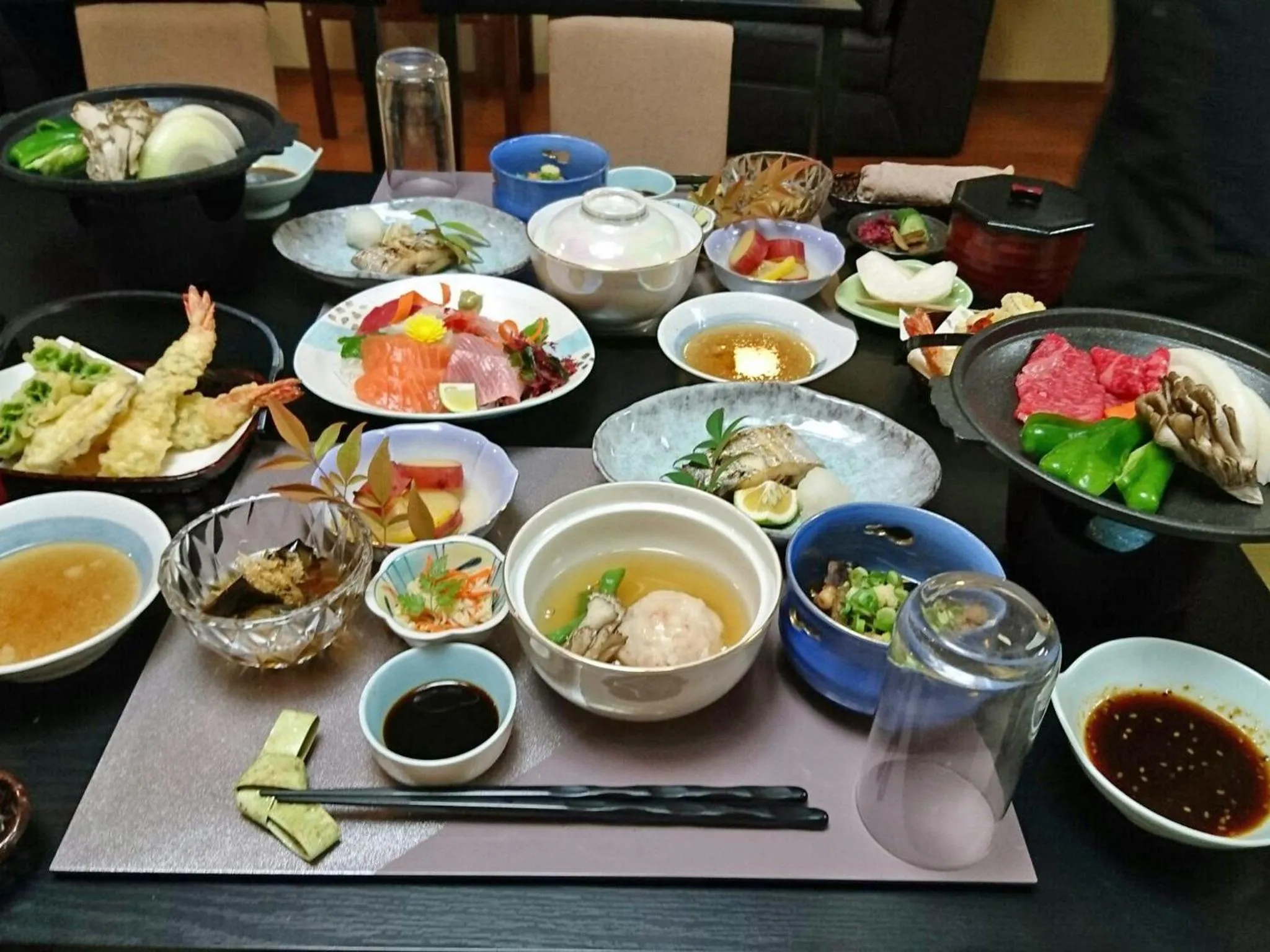 Food and drinks in Shiroyama Ryokan