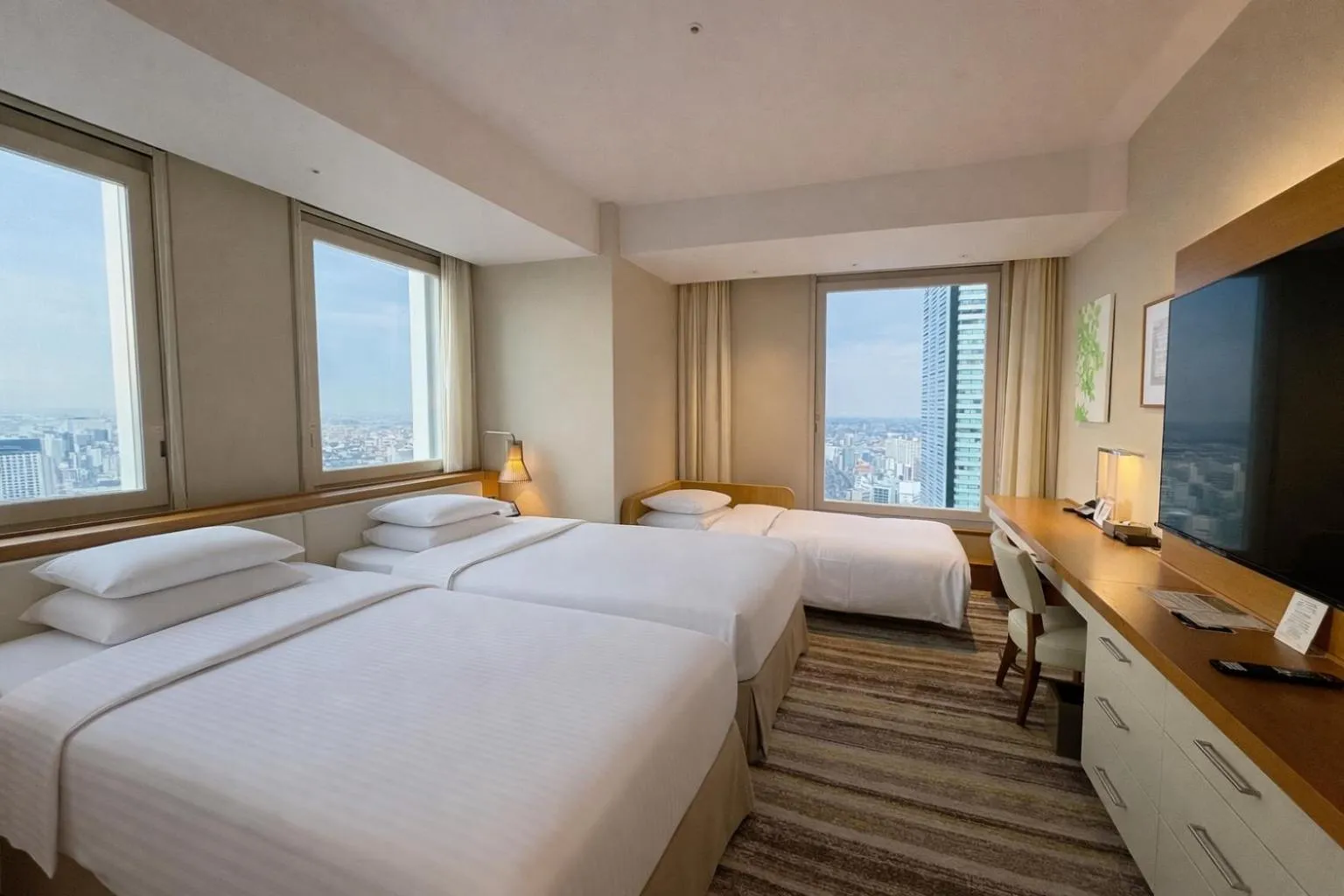 Bed in Nagoya JR Gate Tower Hotel