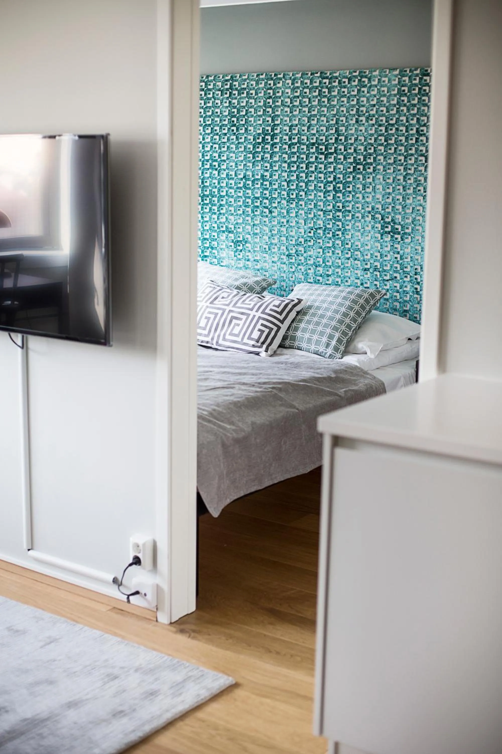 Bedroom, Bed in Frogner House - Vika