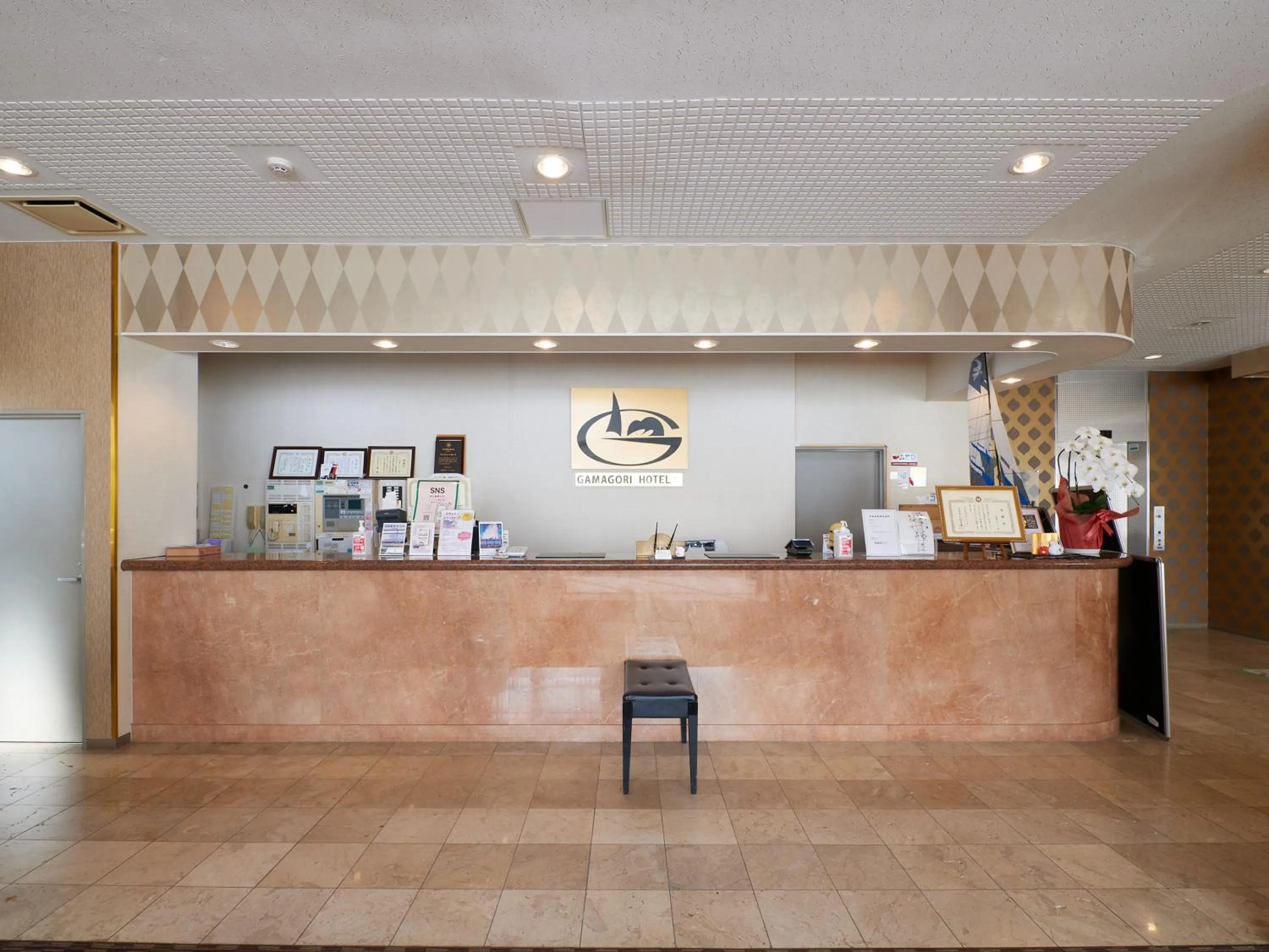 Lobby or reception in Gamagori Hotel