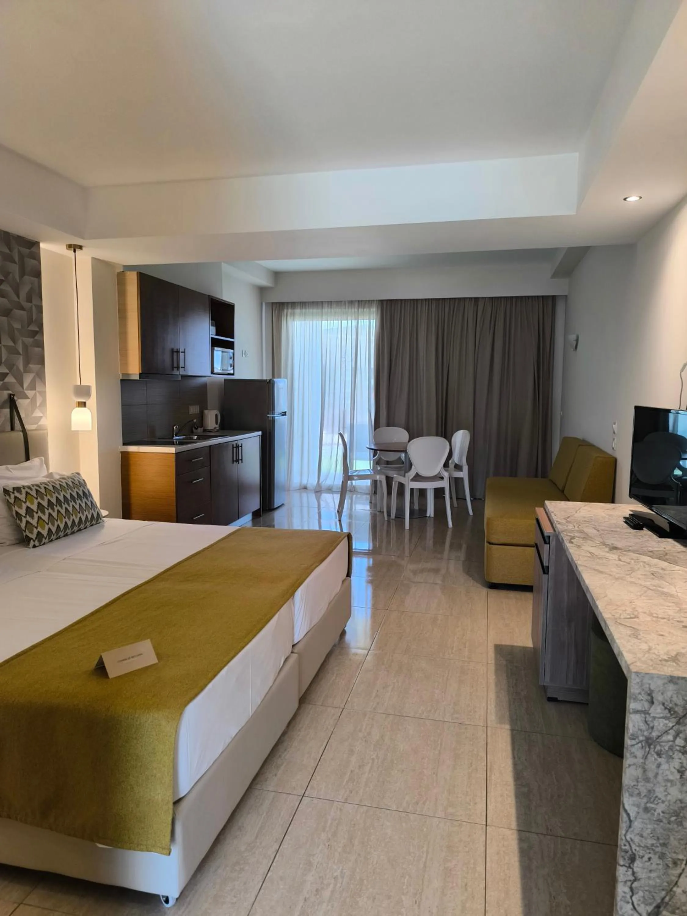 Bed in Asterias Beach Resort