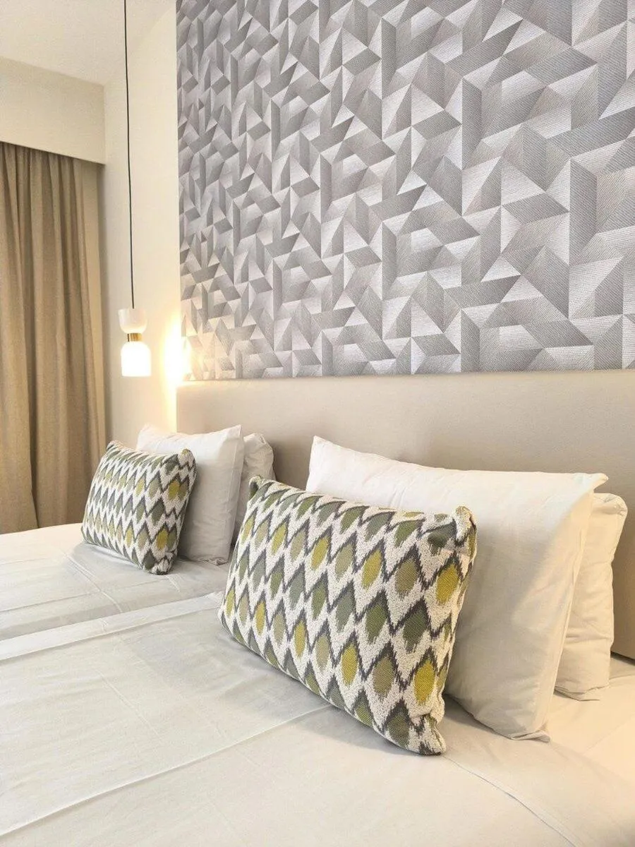 Photo of the whole room, Bed in Asterias Beach Resort