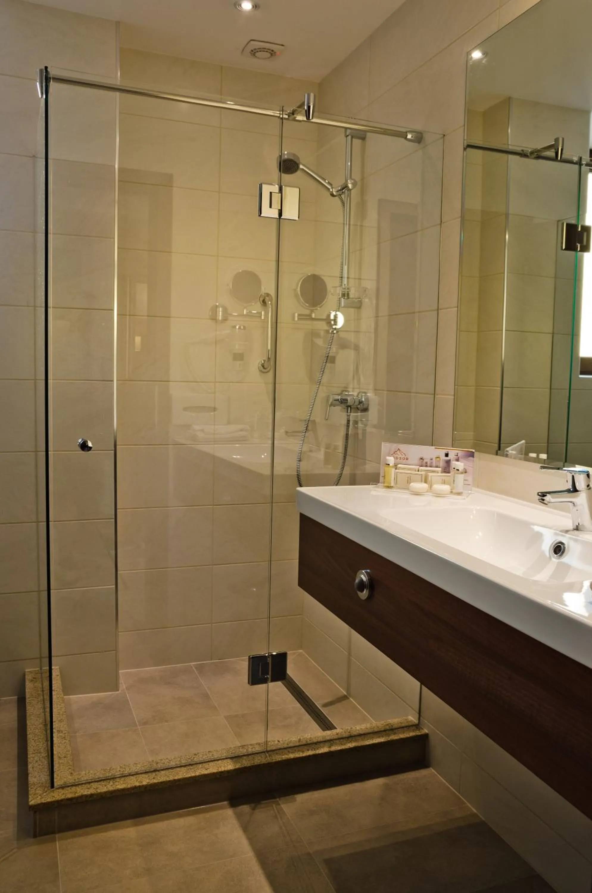 Shower in Radsor Hotel