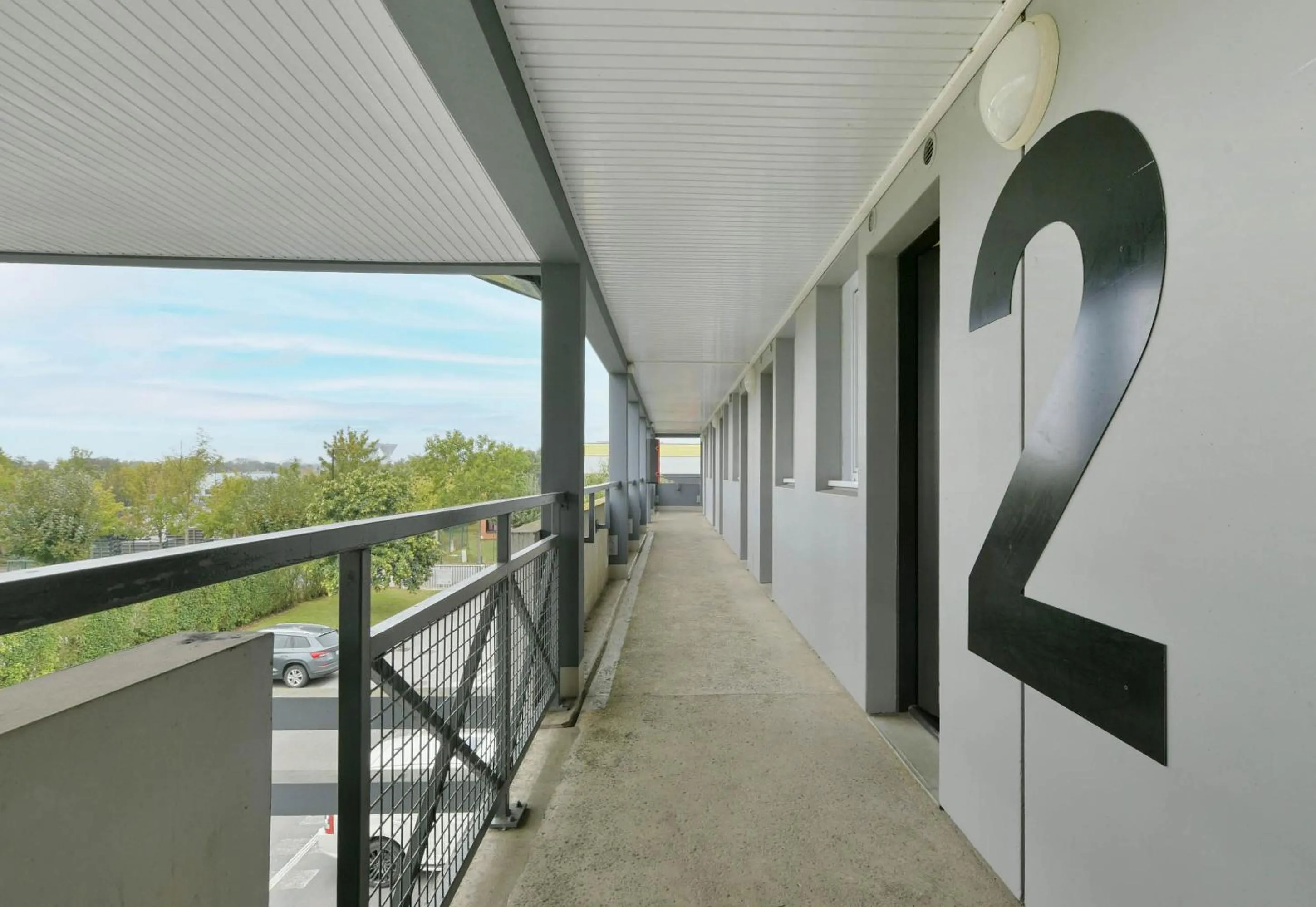 Property building in B&B HOTEL Alencon Nord