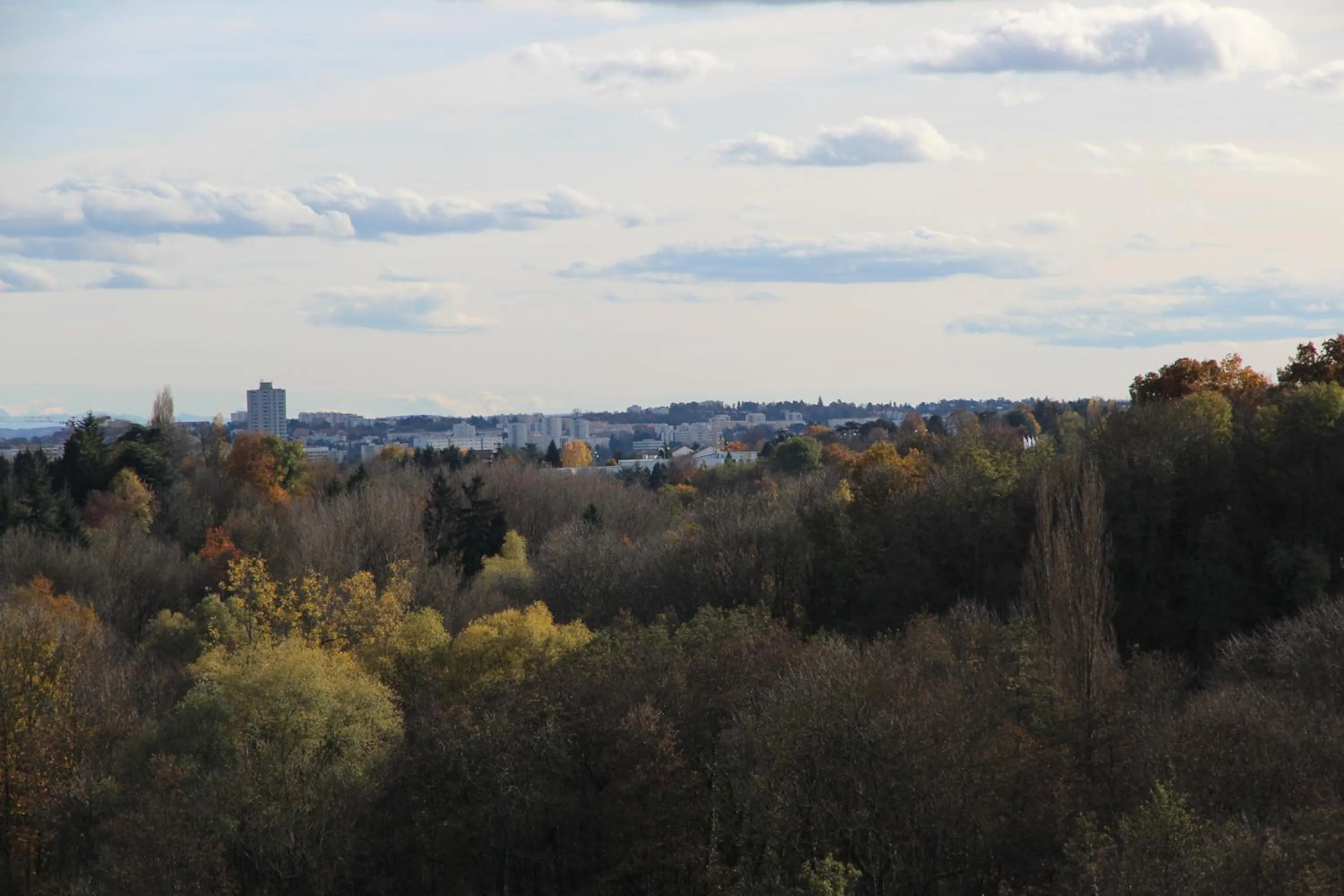 City view in Le Vallon de Saint André