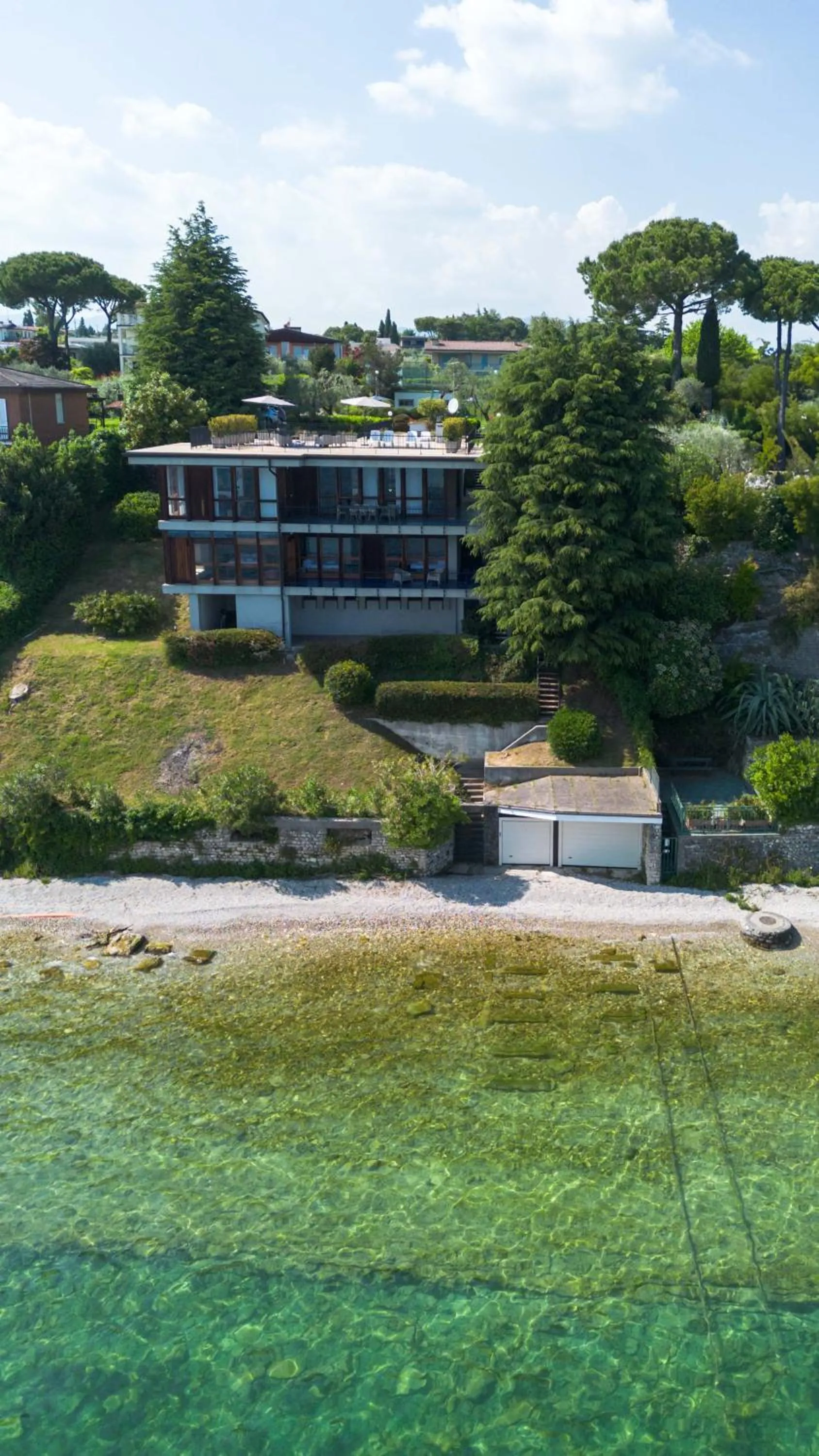 Property building in Holiday Garda Villa Dolcelago Lake Front