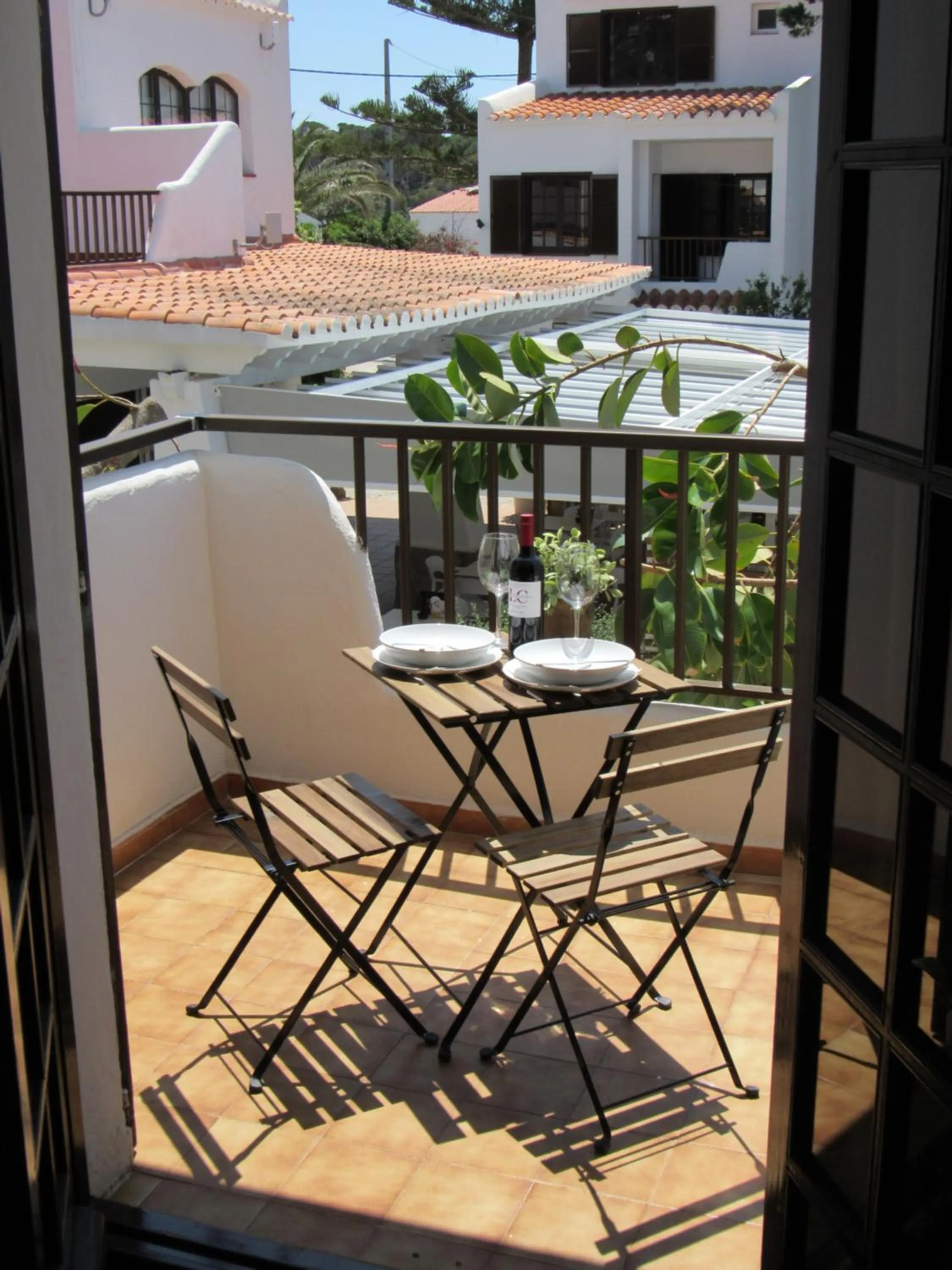 Patio in Aparthotel Nelva Resort