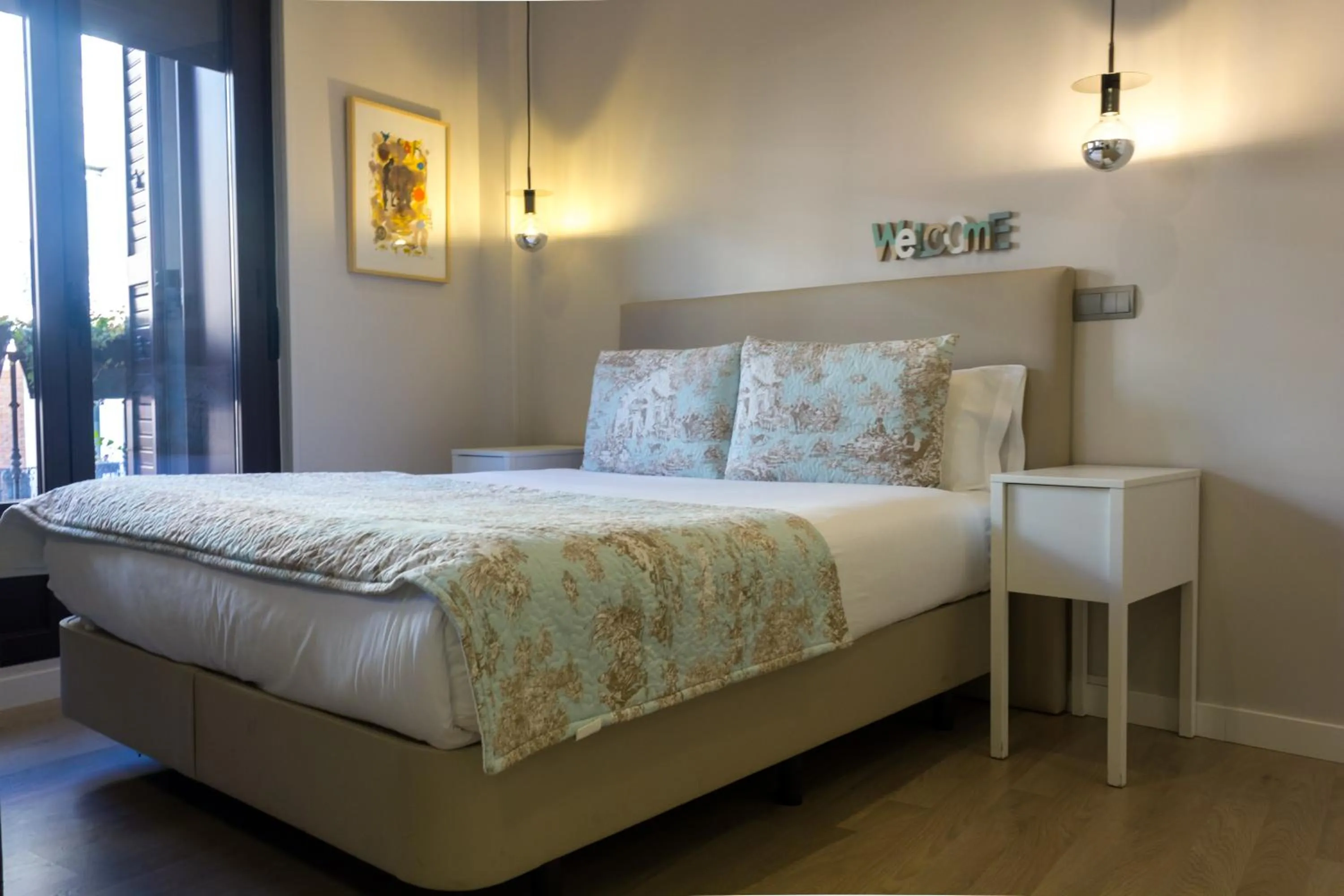 Bed in Arenal Suites Preciados