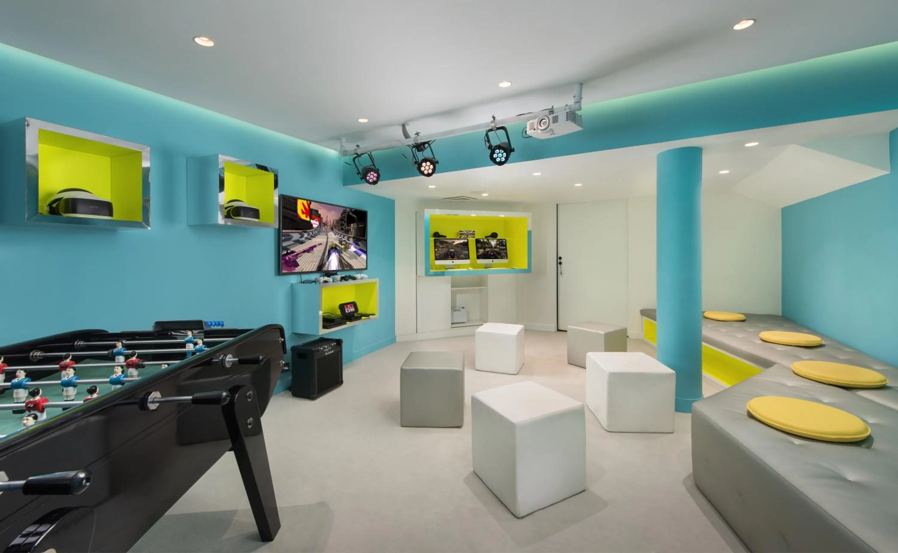 Game Room in Hôtel Barrière Les Neiges Courchevel