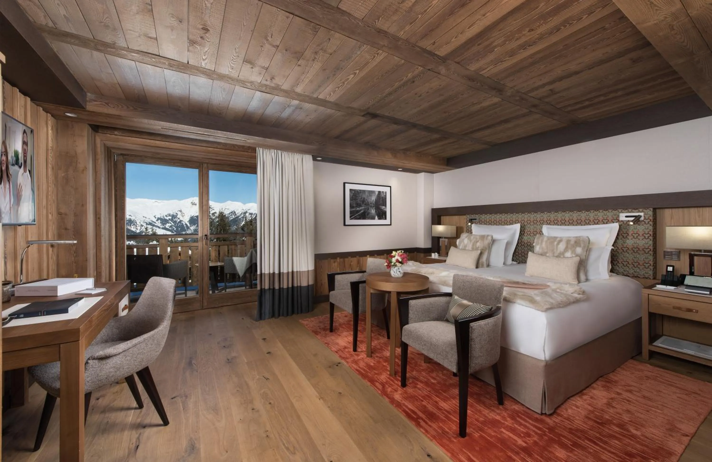 Bedroom in Hôtel Barrière Les Neiges Courchevel