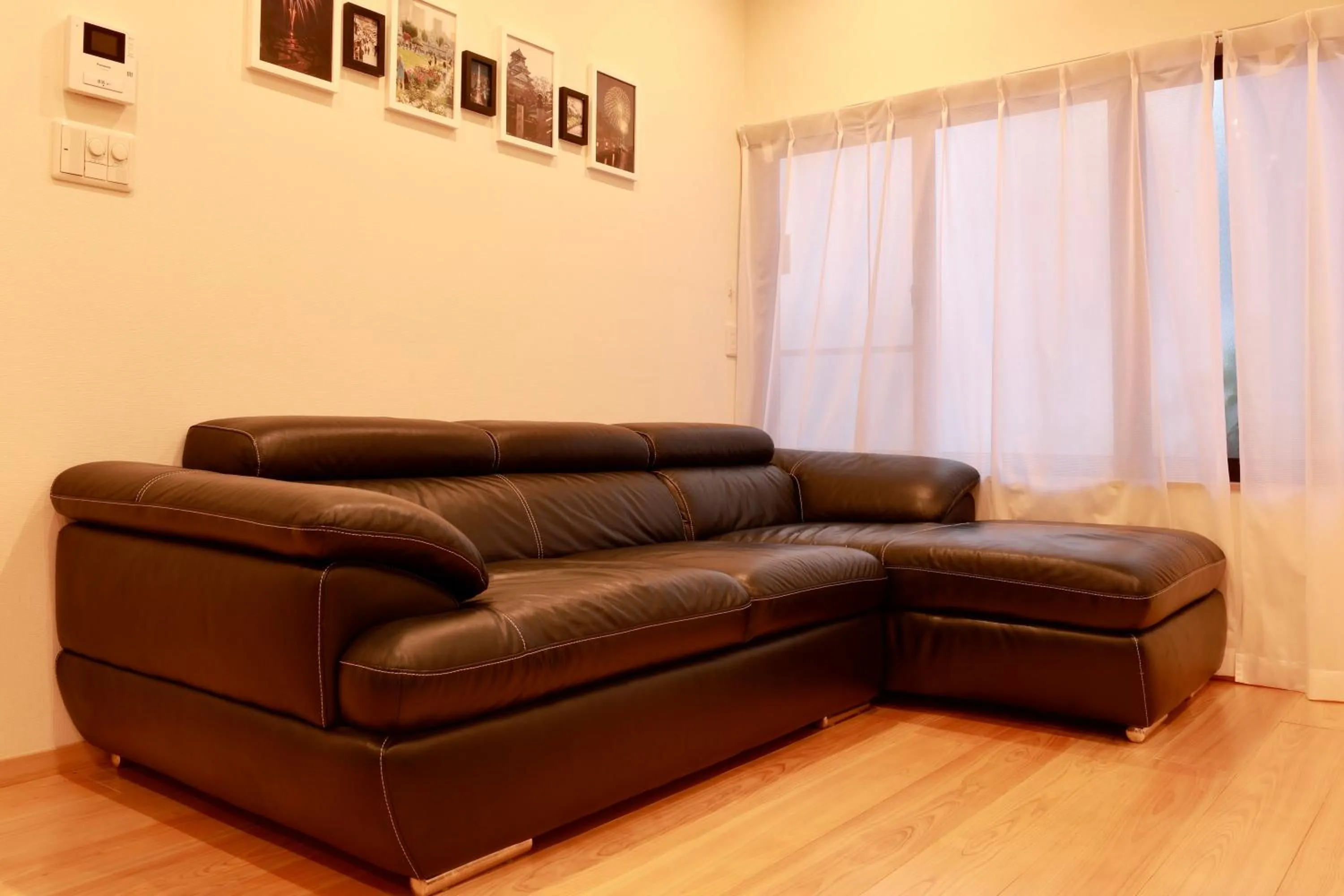 Living room in Osaka Umeda Yuan Hostel