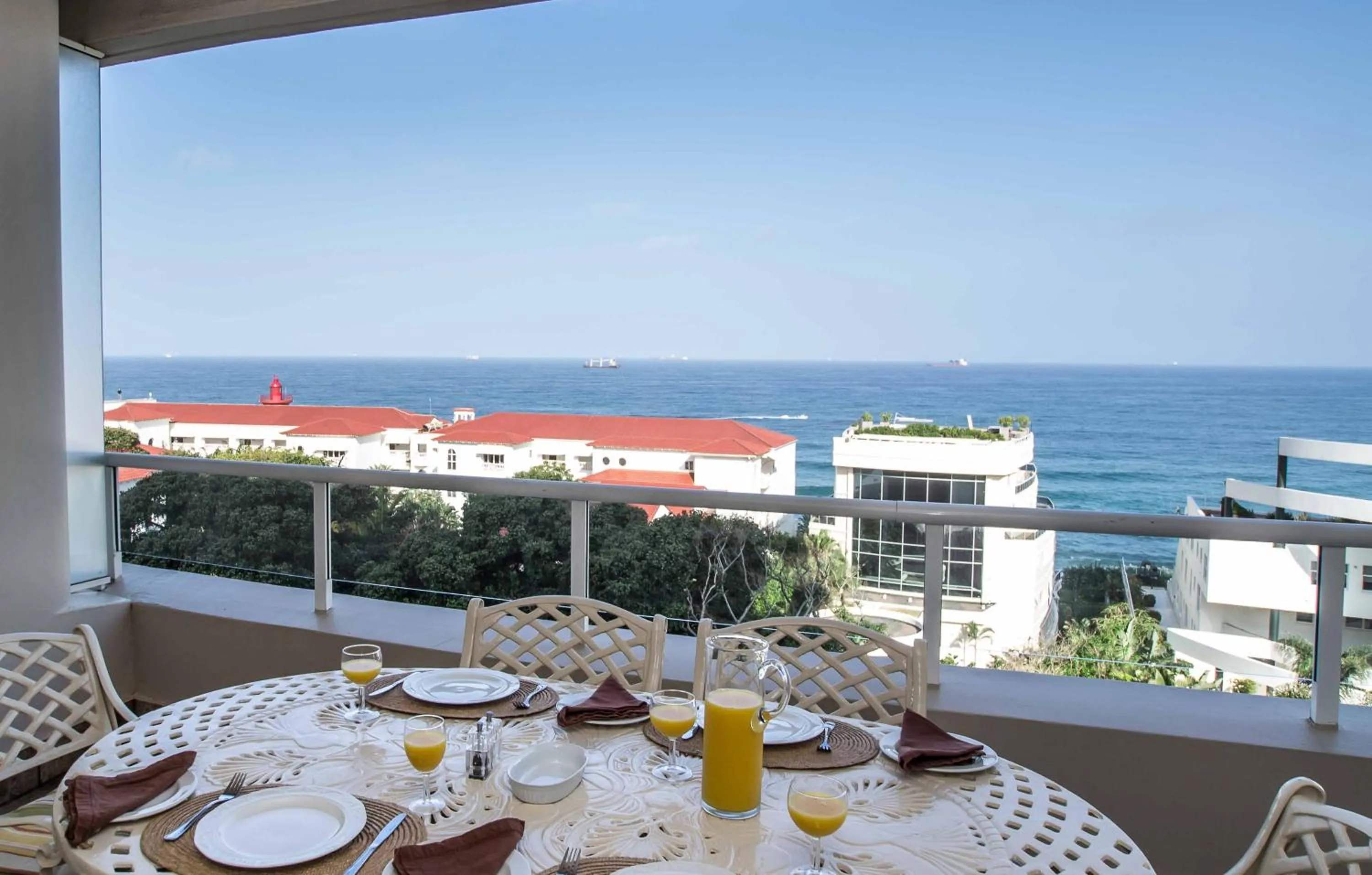 Patio in 302 Oyster Schelles - by Stay in Umhlanga
