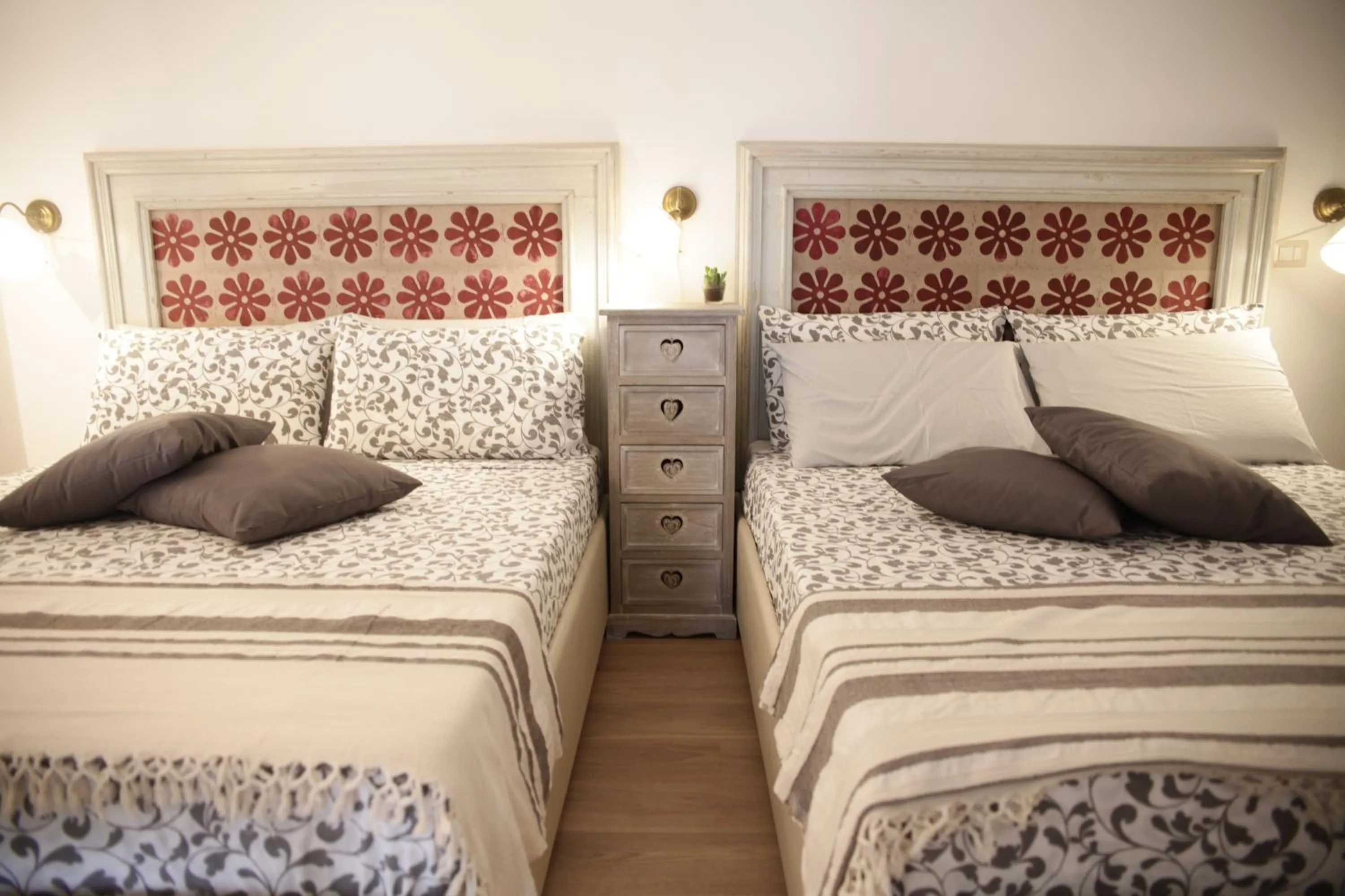 Bed in Palazzo Mandurino luxury relais