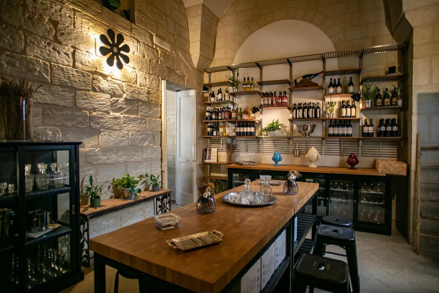 Lounge or bar in Palazzo Mandurino luxury relais