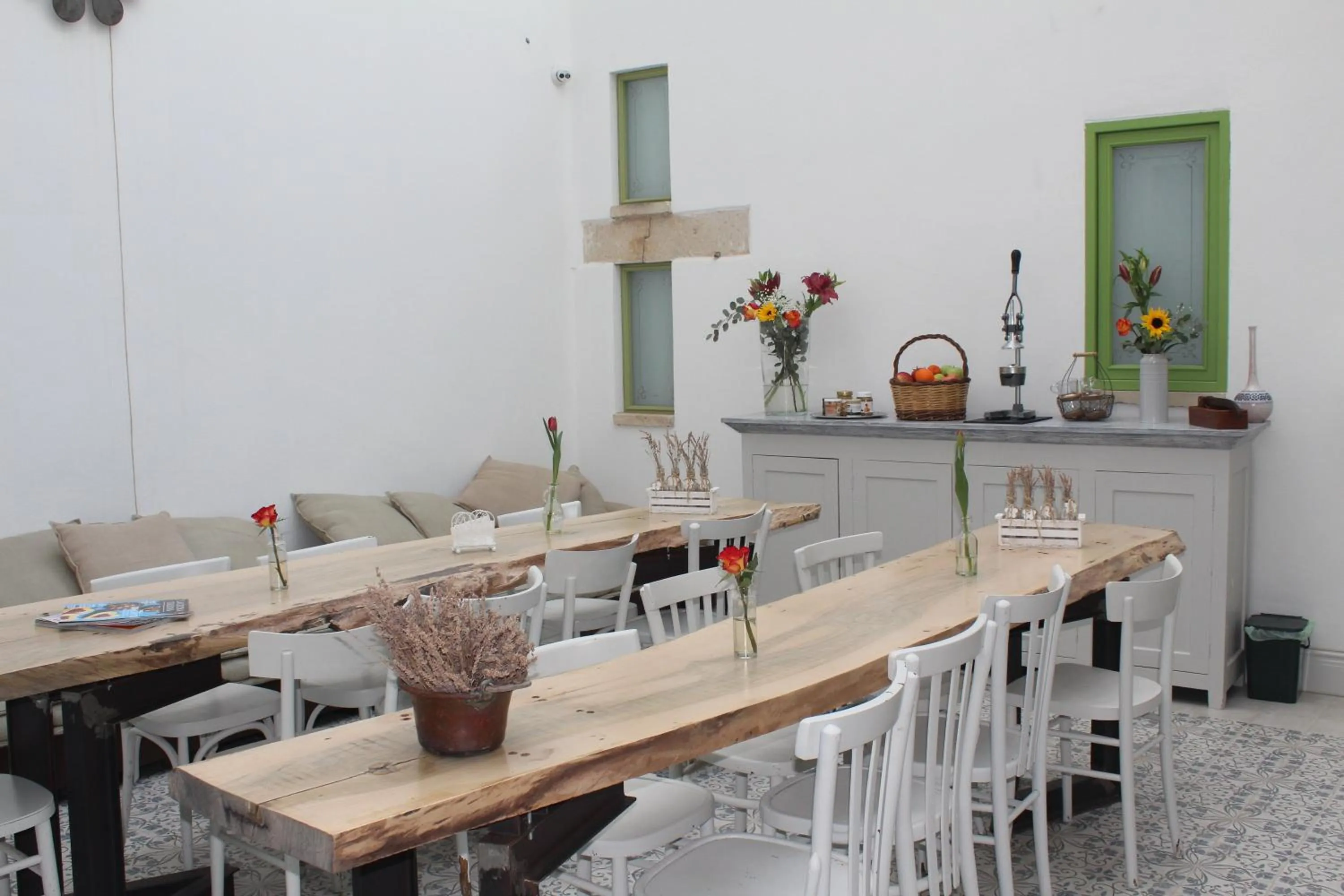 Patio in Palazzo Mandurino luxury relais