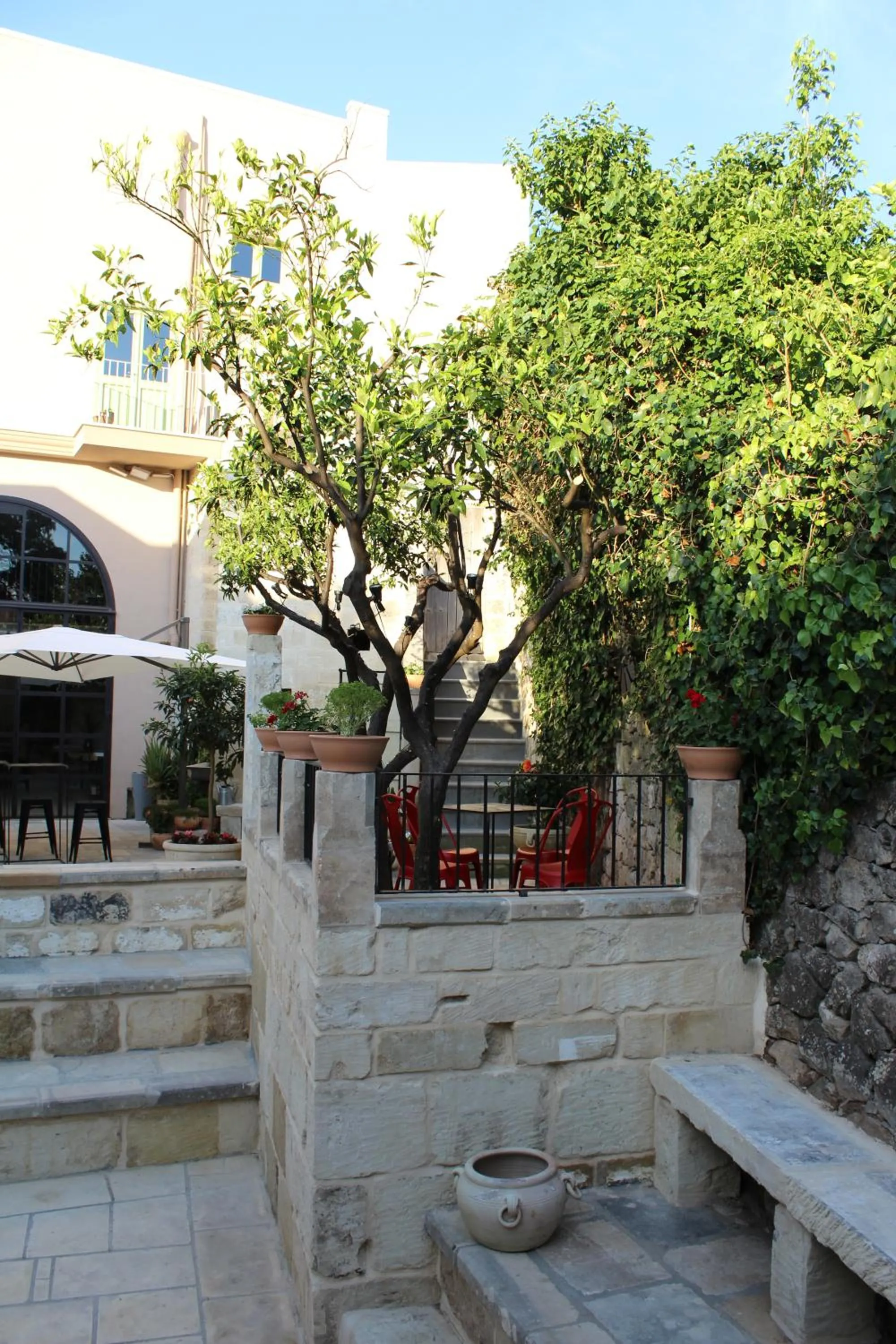 Garden in Palazzo Mandurino luxury relais