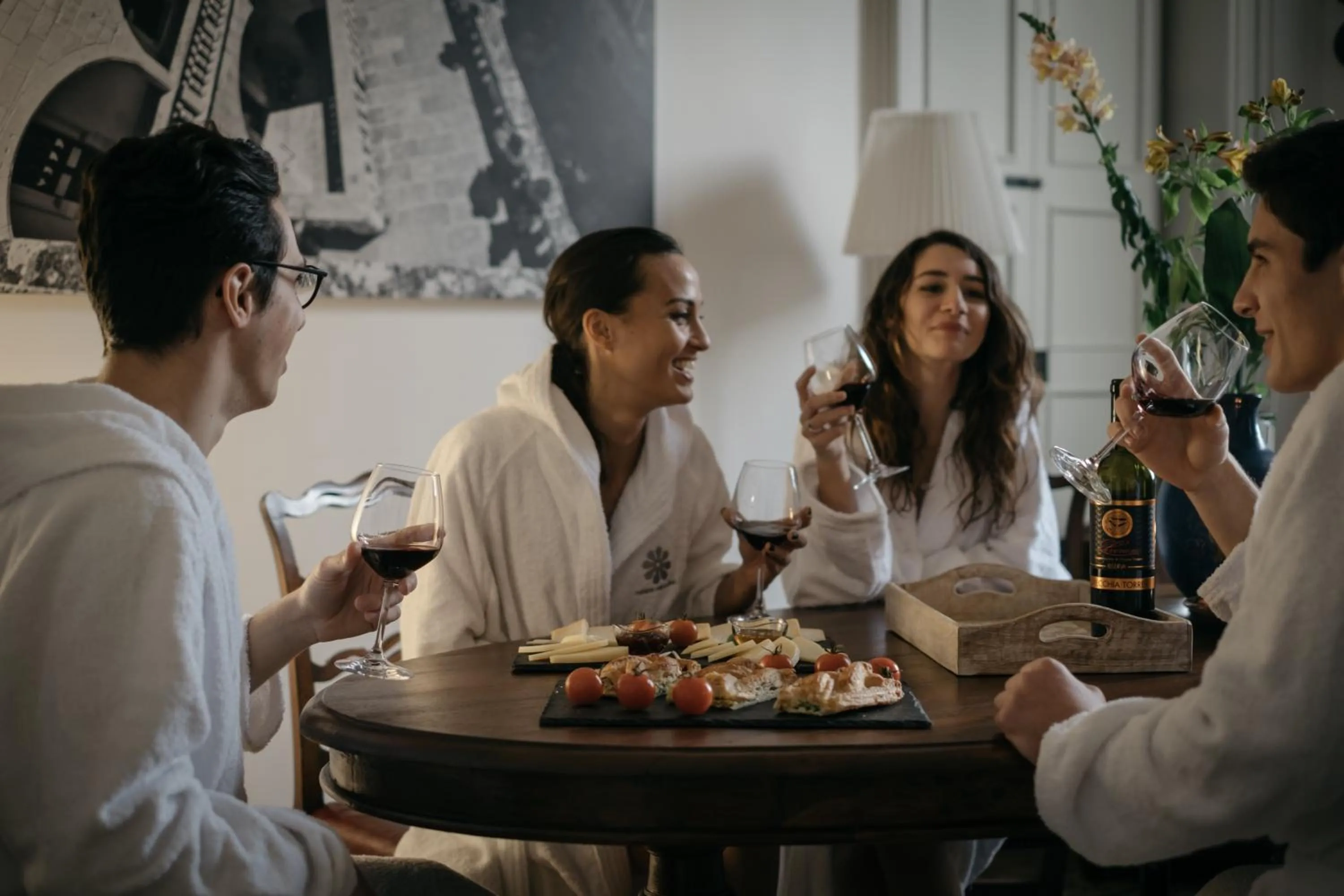 People in Palazzo Mandurino luxury relais