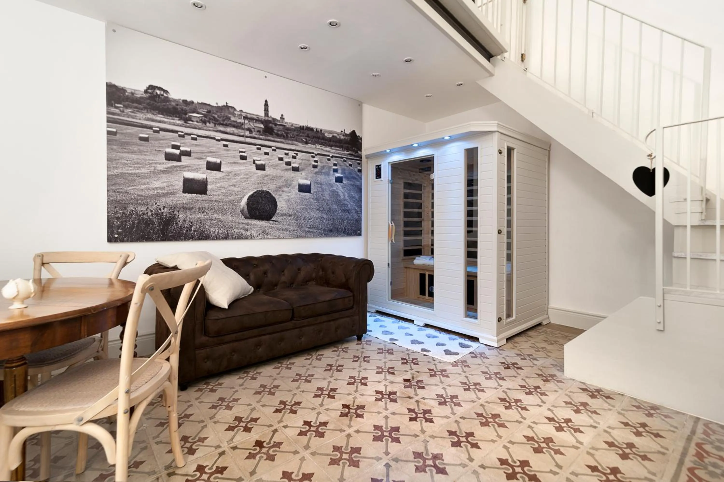 Sauna in Palazzo Mandurino luxury relais