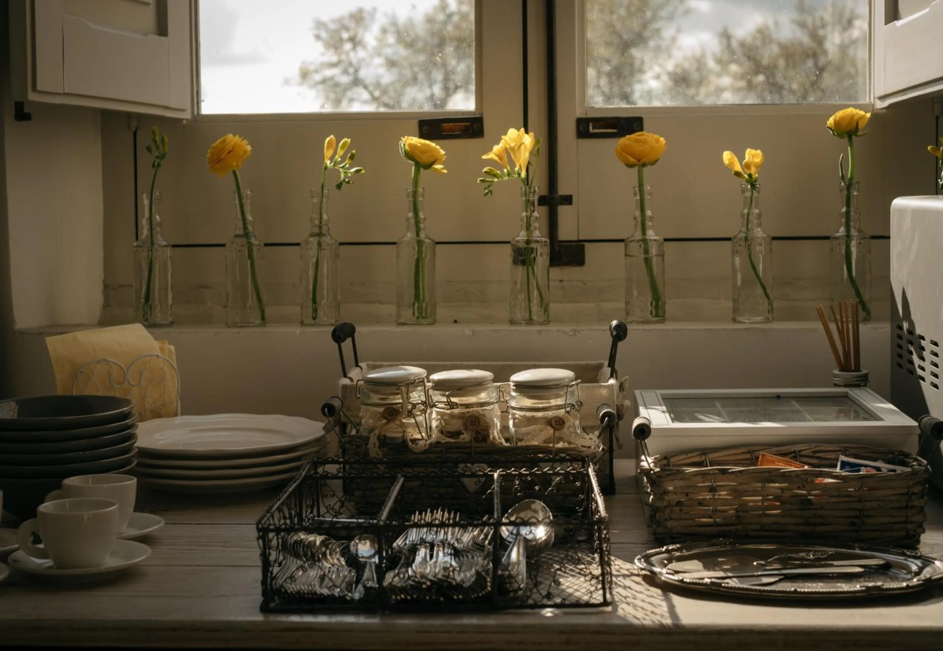 Kitchen or kitchenette in Palazzo Mandurino luxury relais