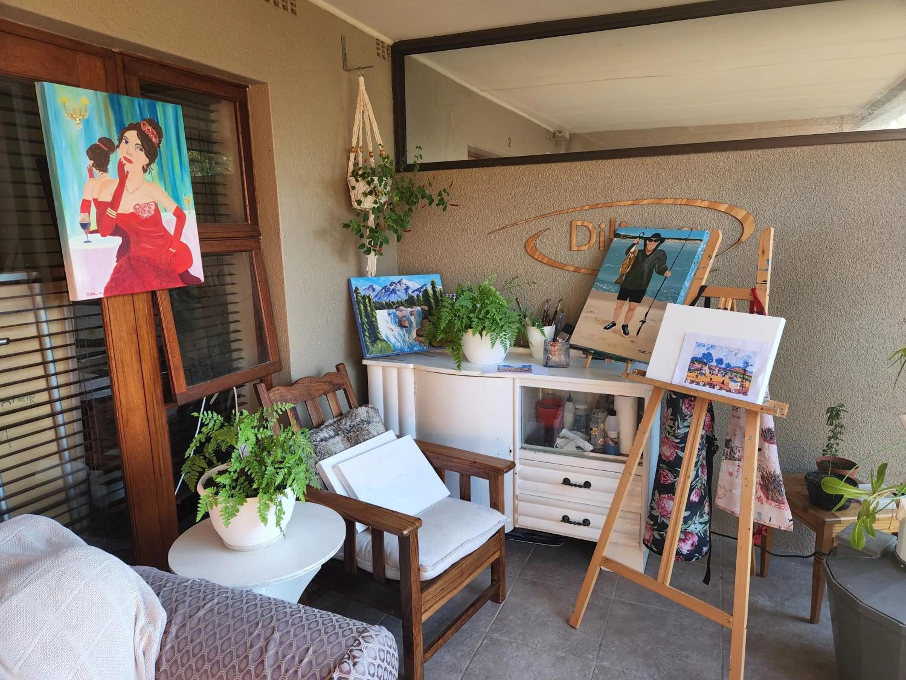 sunbed in Dilisca Guesthouse