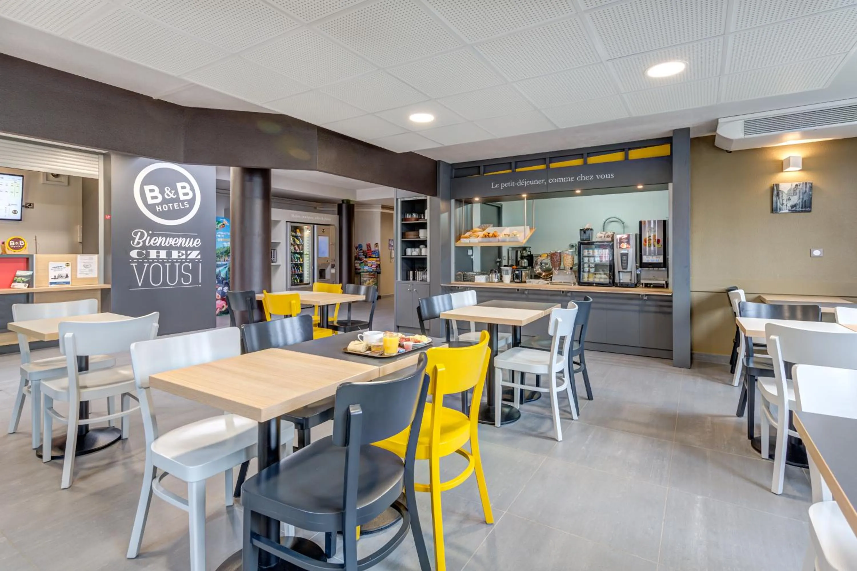 Buffet breakfast in B&B HOTEL Goussainville CDG