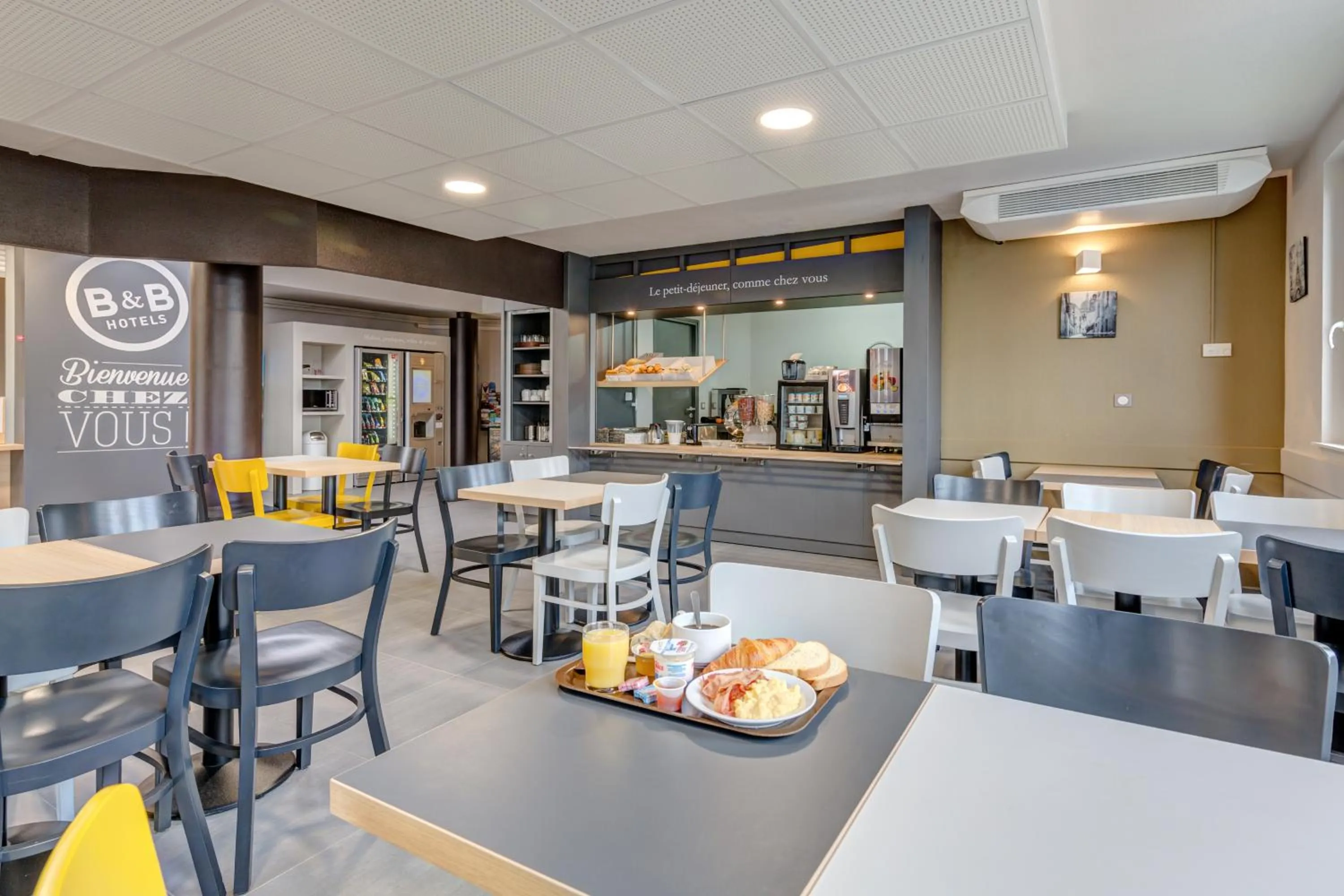 Buffet breakfast in B&B HOTEL Goussainville CDG