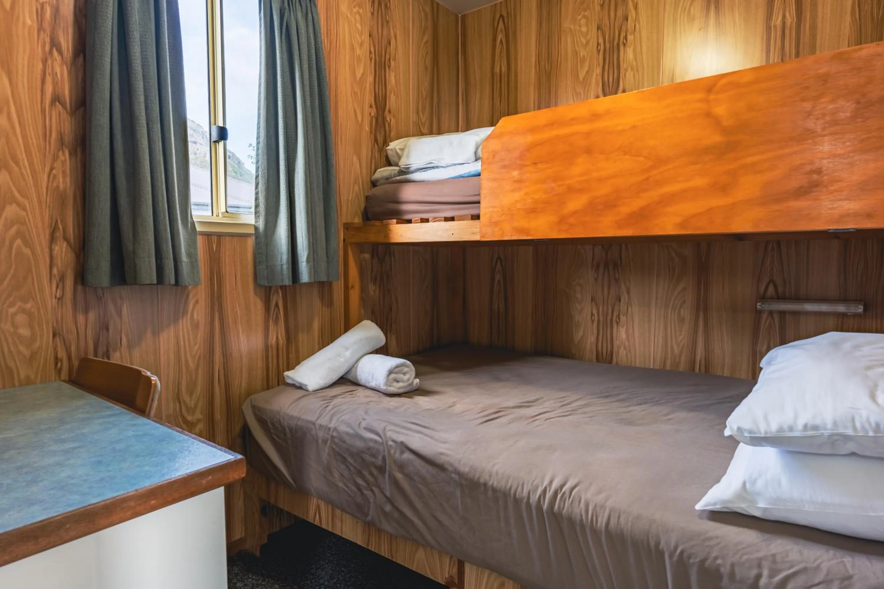 Bed in BIG4 Tassie Getaway Park Stanley