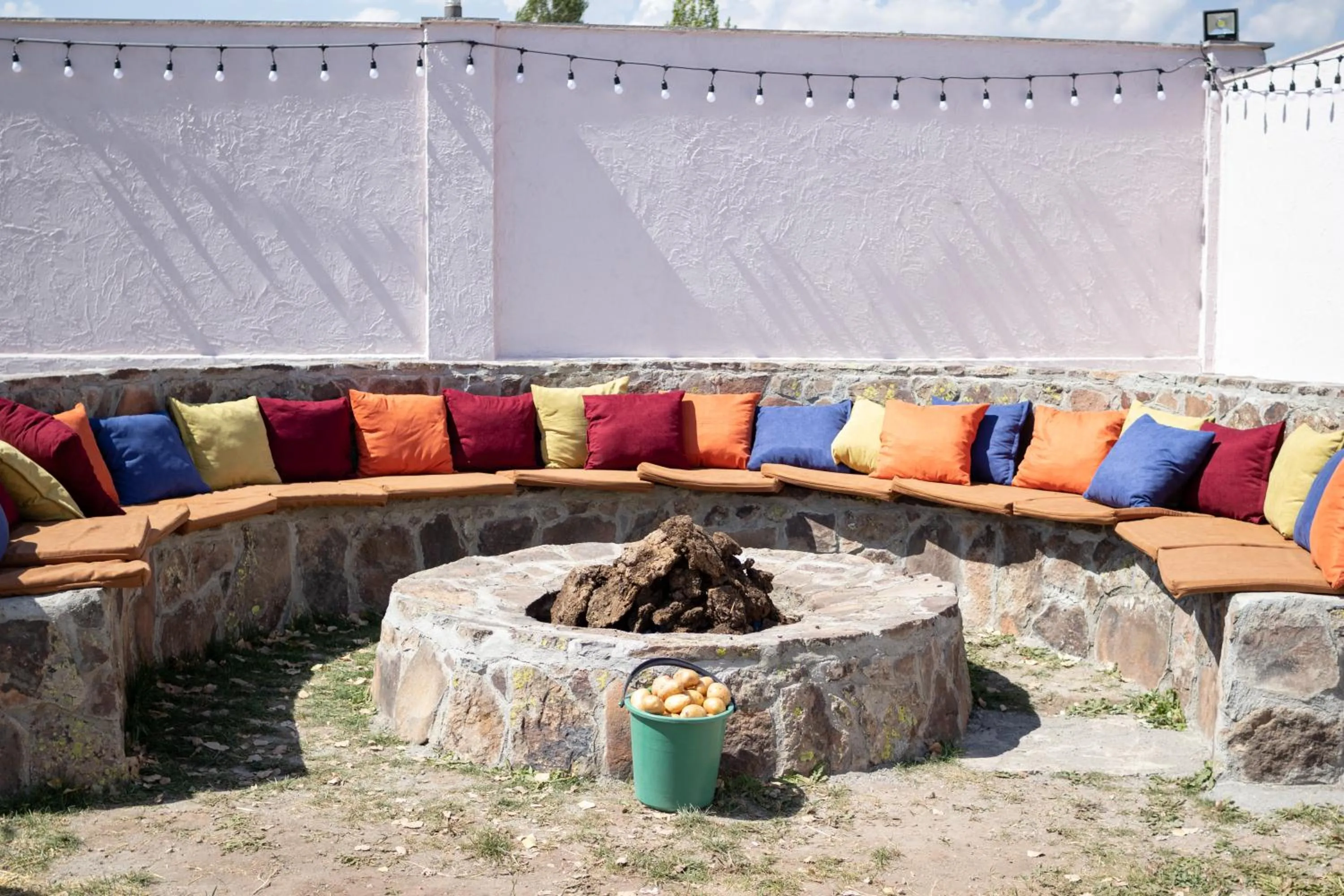 Patio in Aragats Hotel