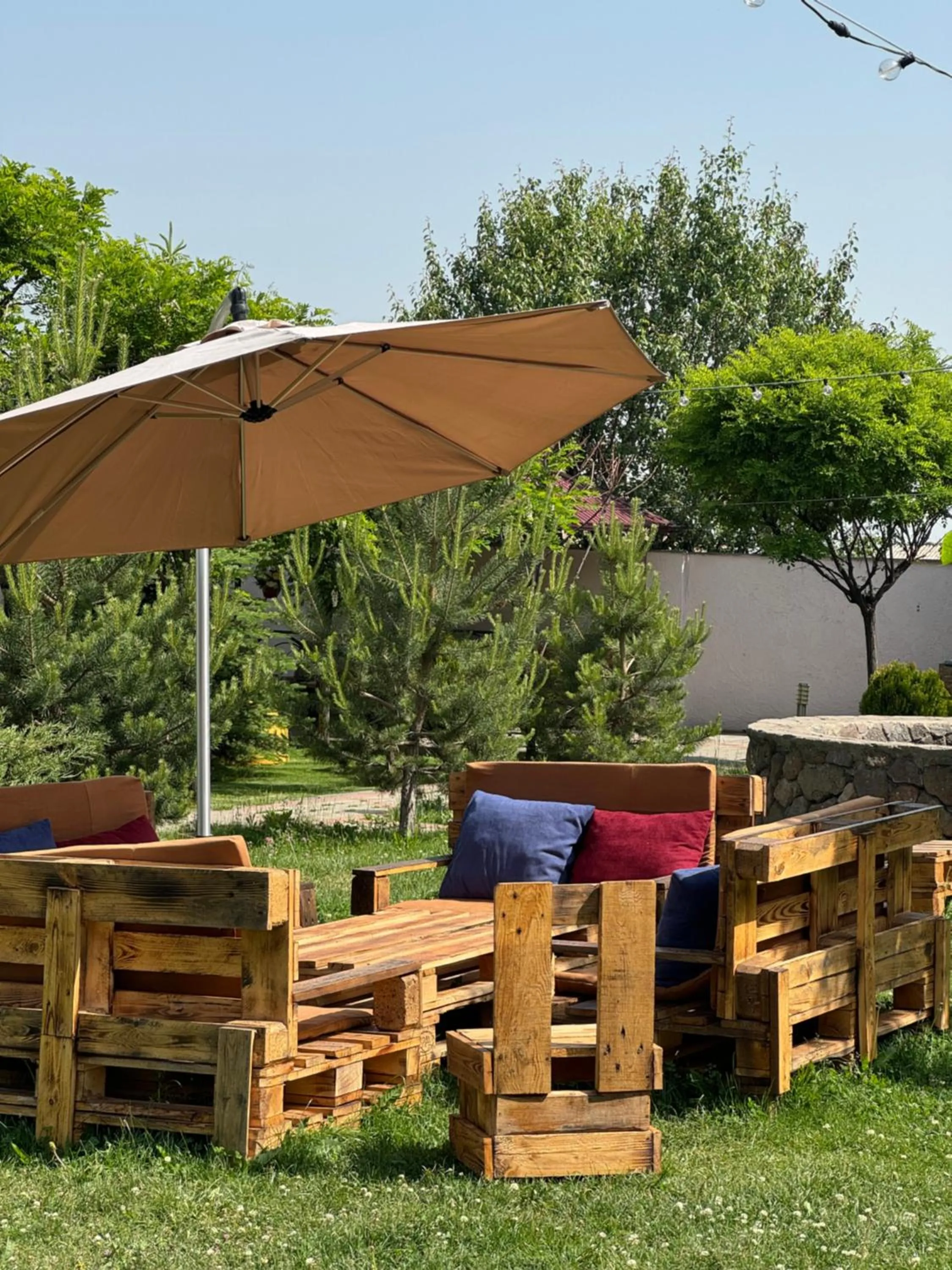 Garden in Aragats Hotel