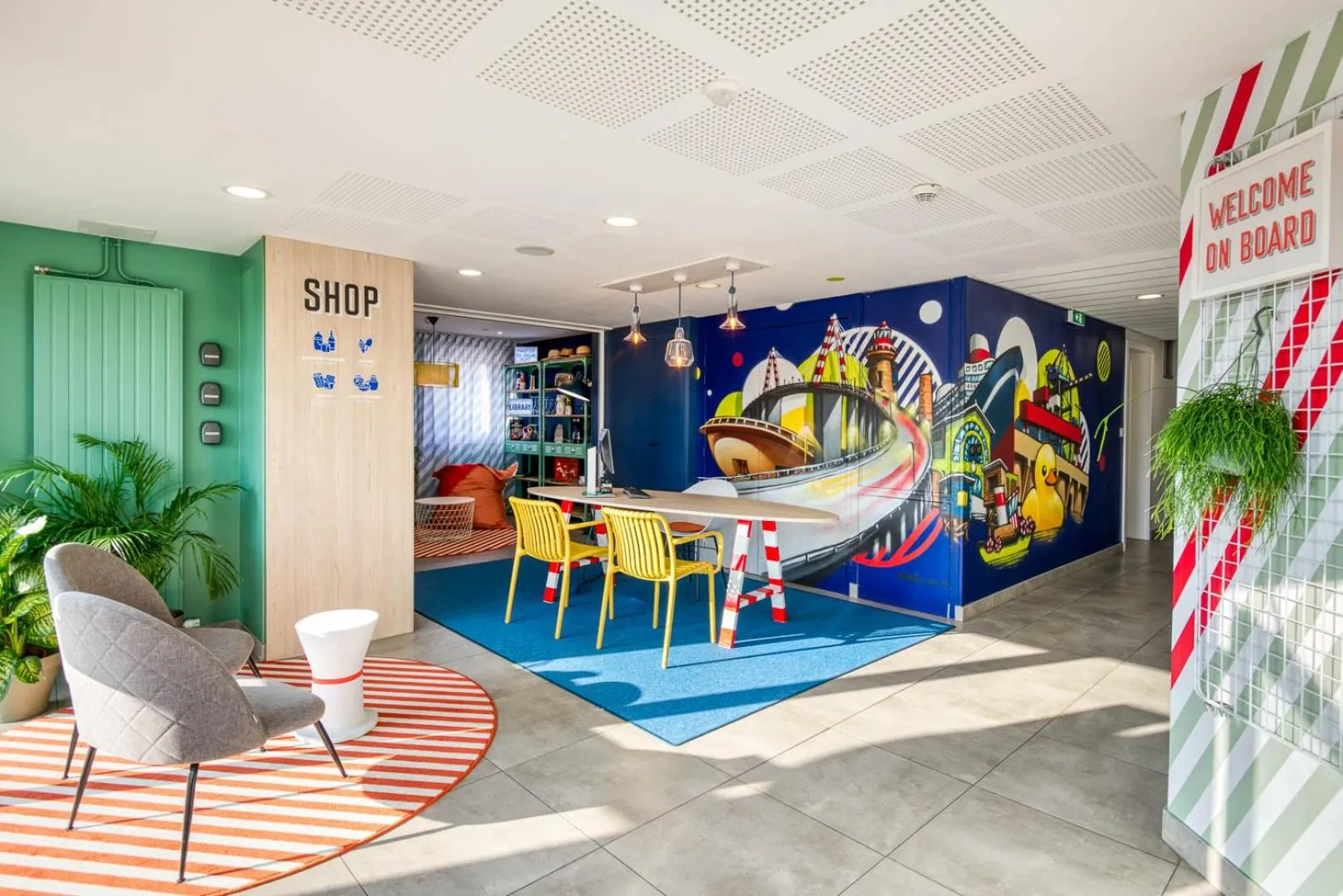 Lobby or reception in Aparthotel Adagio Access Saint Nazaire