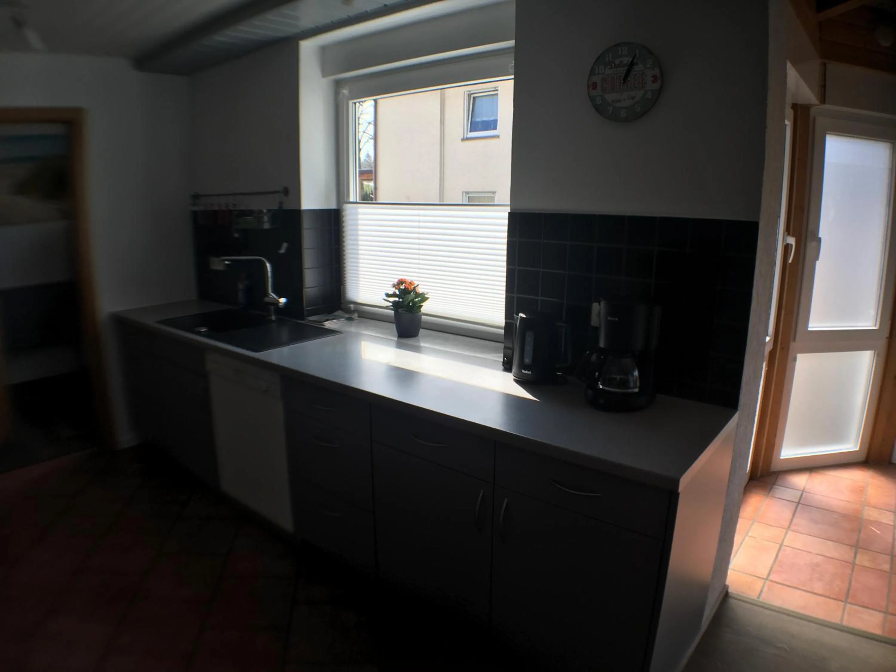 Kitchen or kitchenette in Ferienwohnung Alte B3