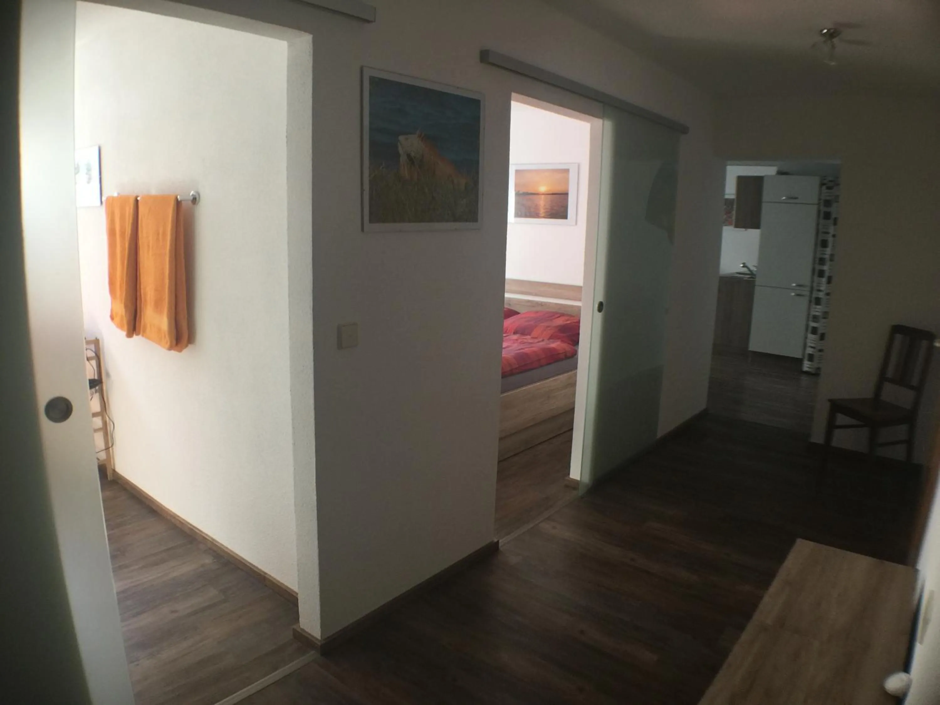Photo of the whole room, Bed in Ferienwohnung Alte B3