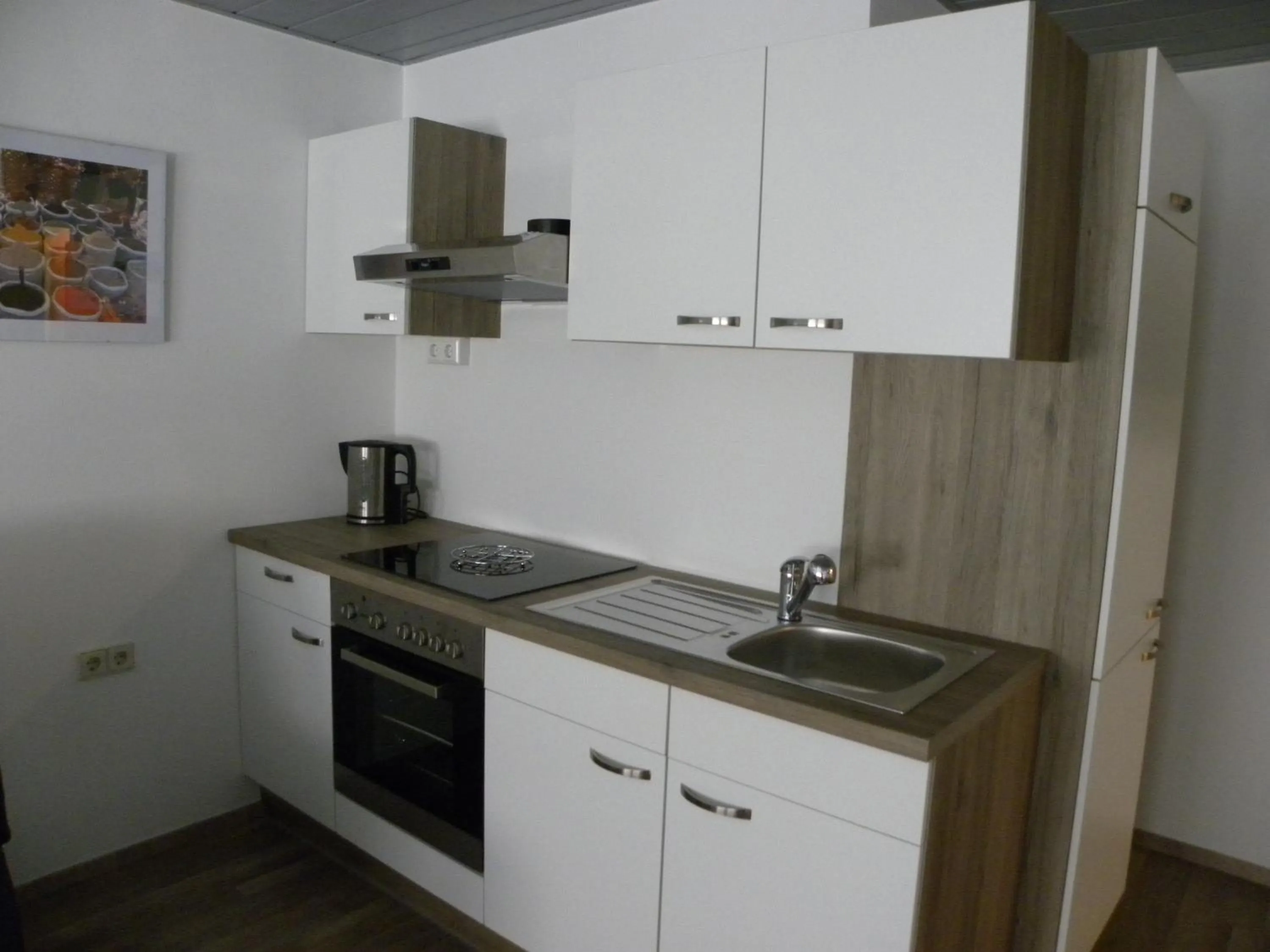 Kitchen or kitchenette in Ferienwohnung Alte B3