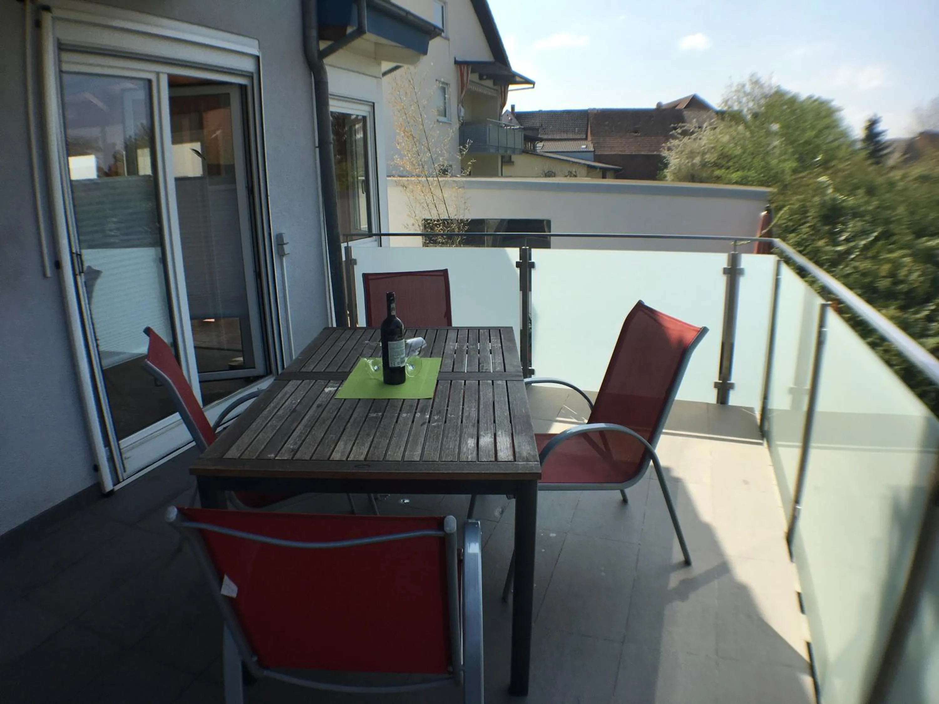 Balcony/Terrace in Ferienwohnung Alte B3