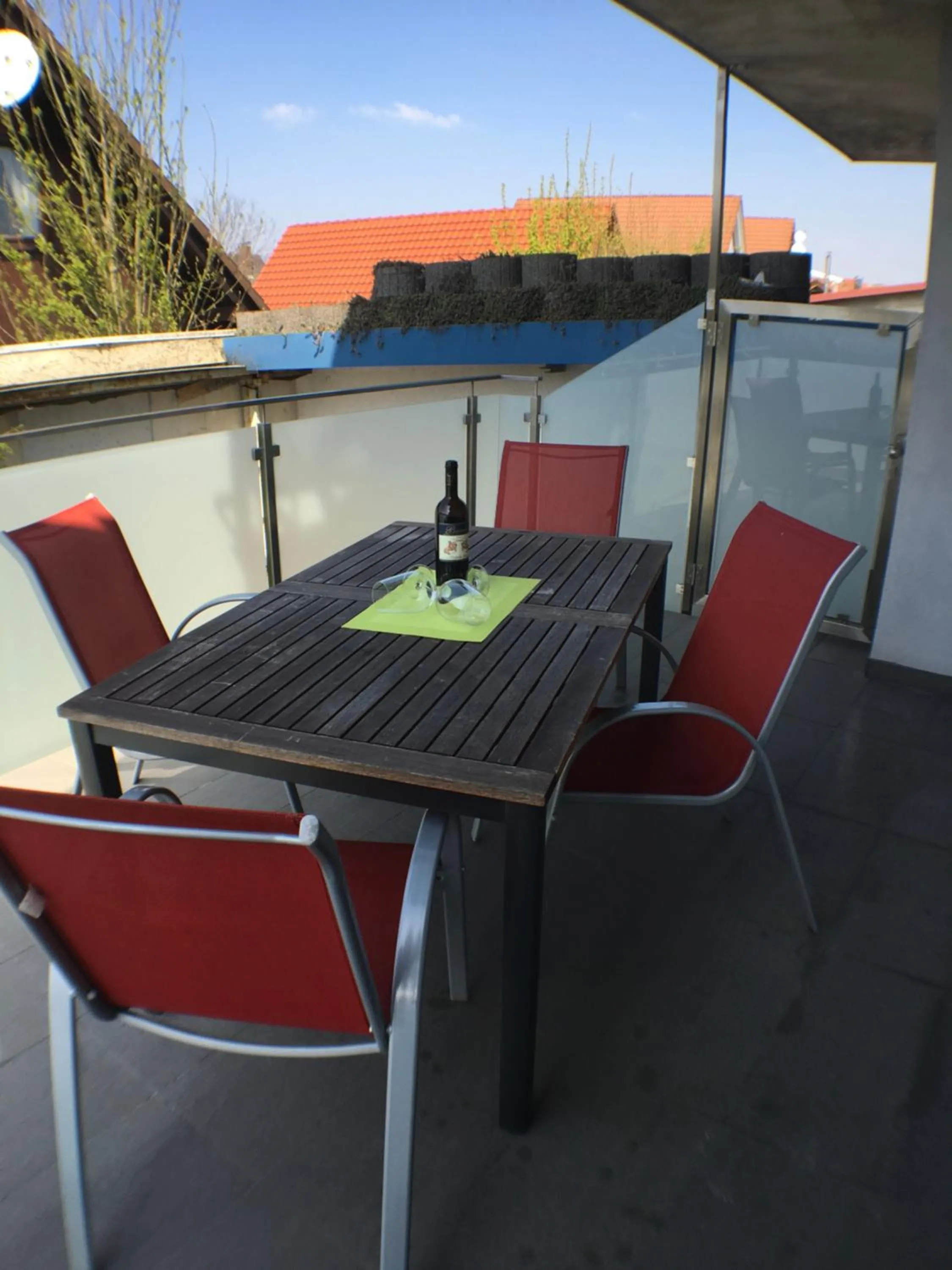 Balcony/Terrace in Ferienwohnung Alte B3