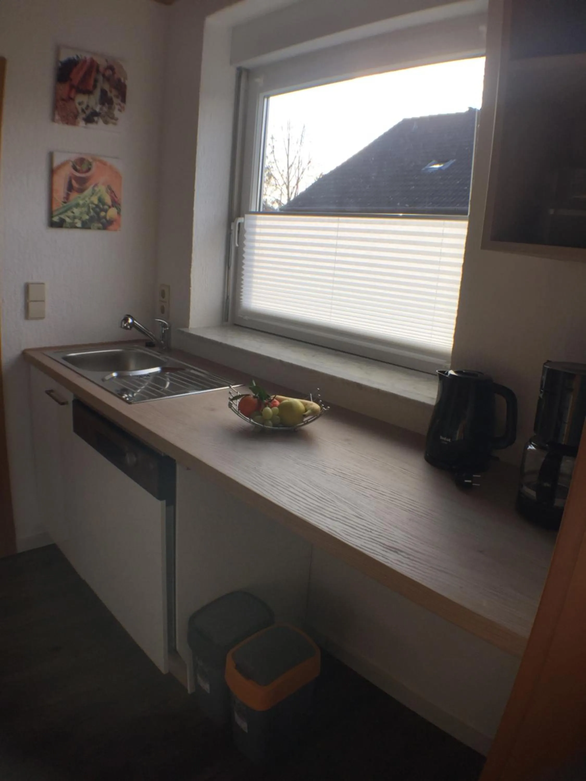 Kitchen or kitchenette in Ferienwohnung Alte B3