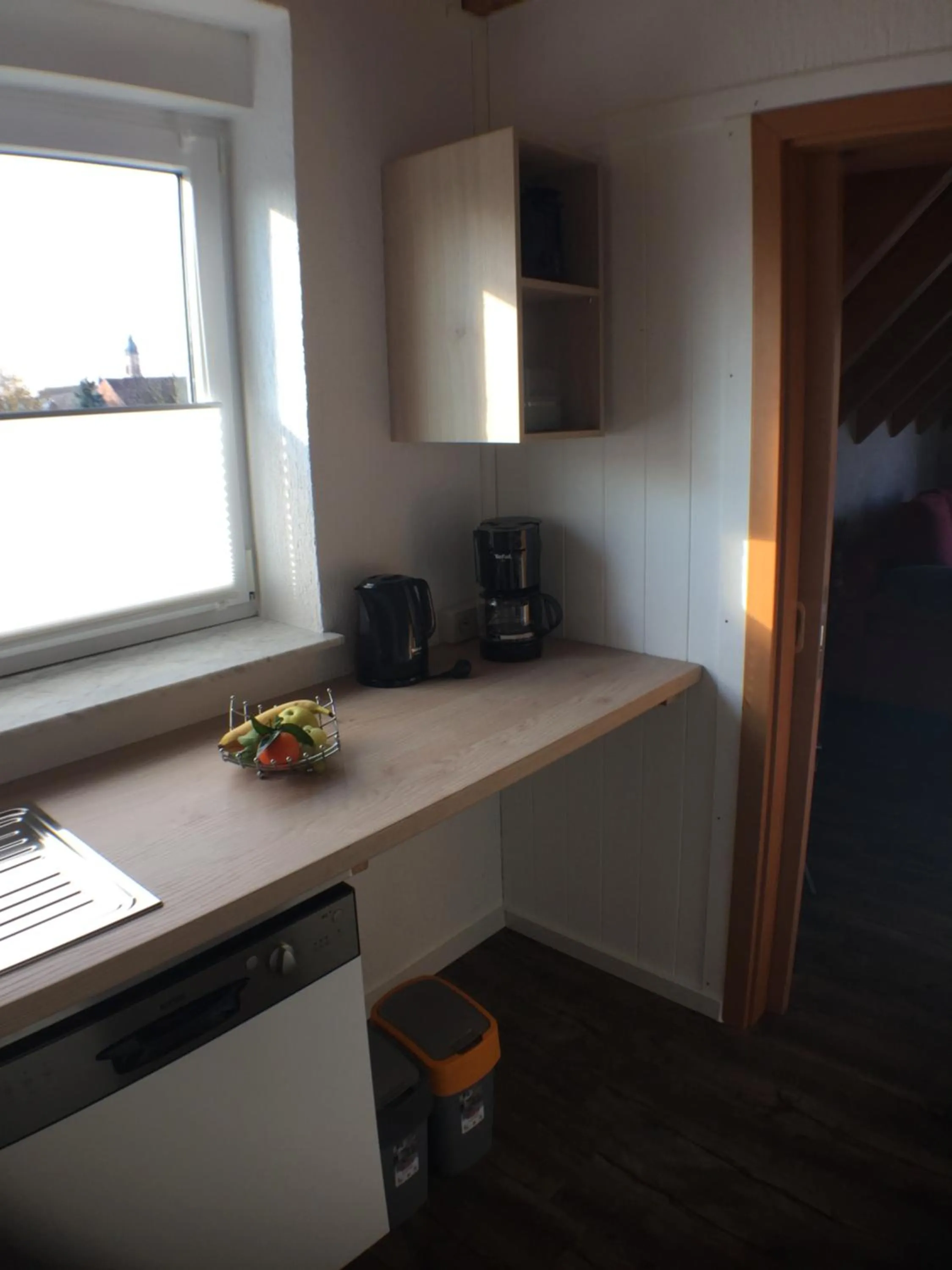 Kitchen or kitchenette in Ferienwohnung Alte B3