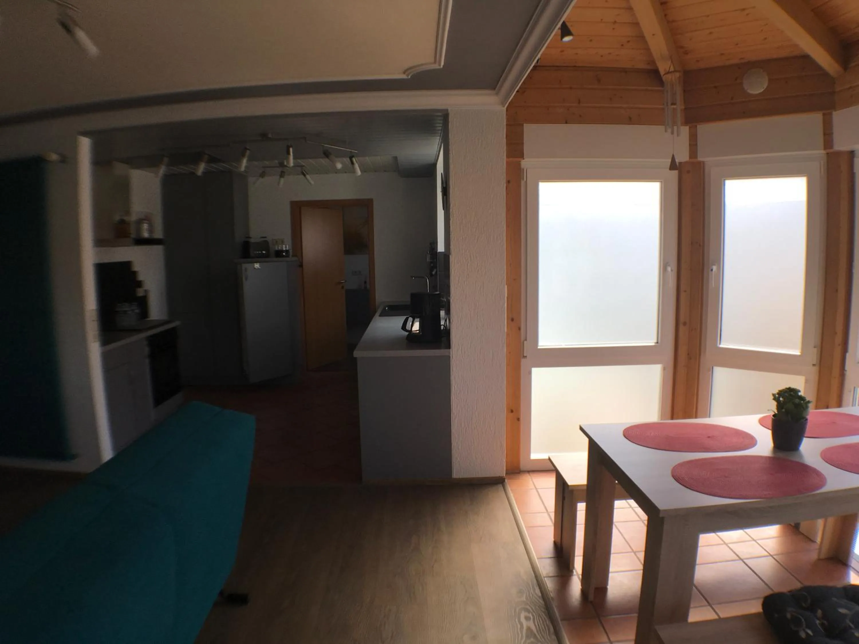 Kitchen or kitchenette in Ferienwohnung Alte B3
