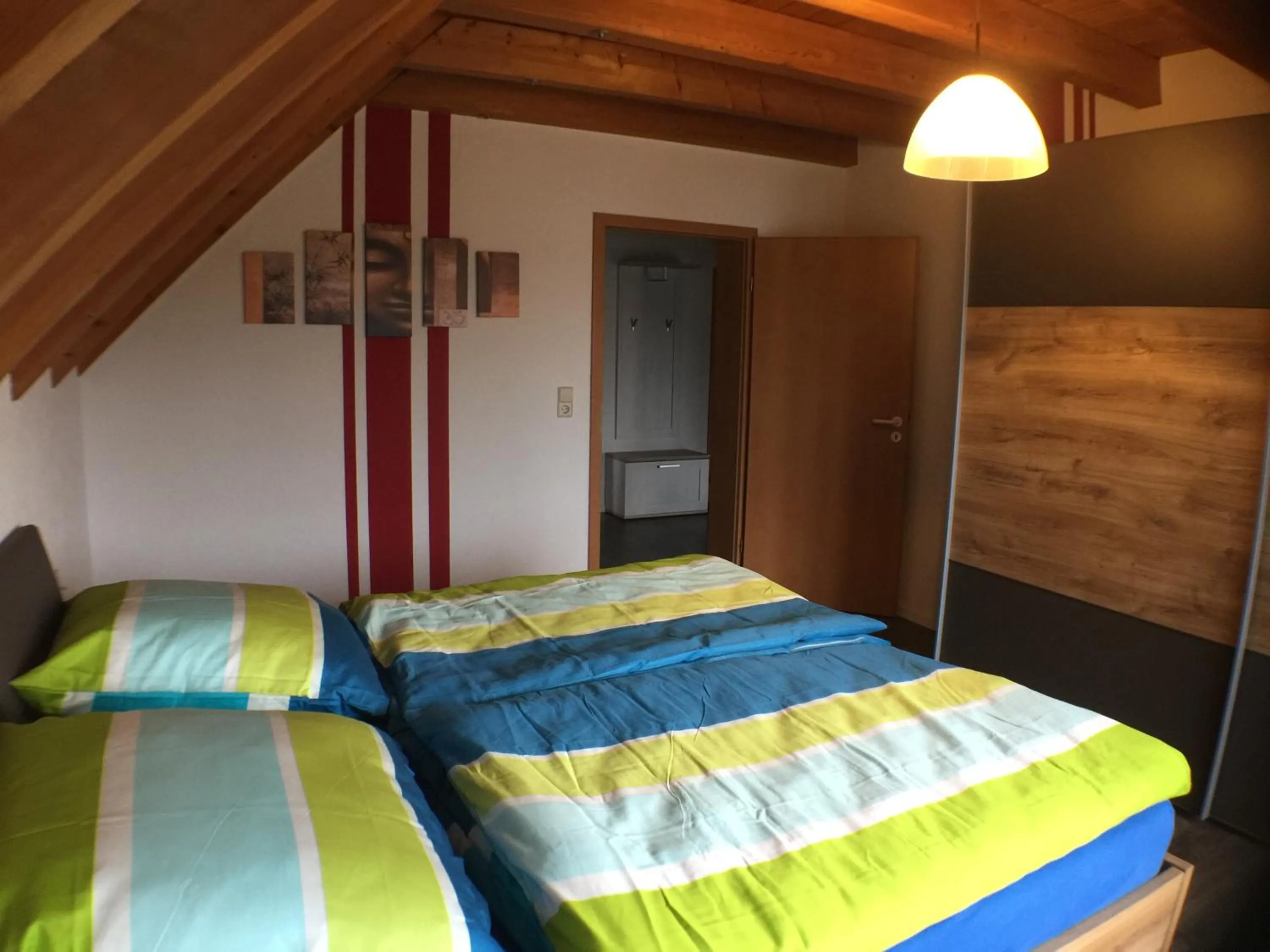 Bedroom, Bed in Ferienwohnung Alte B3