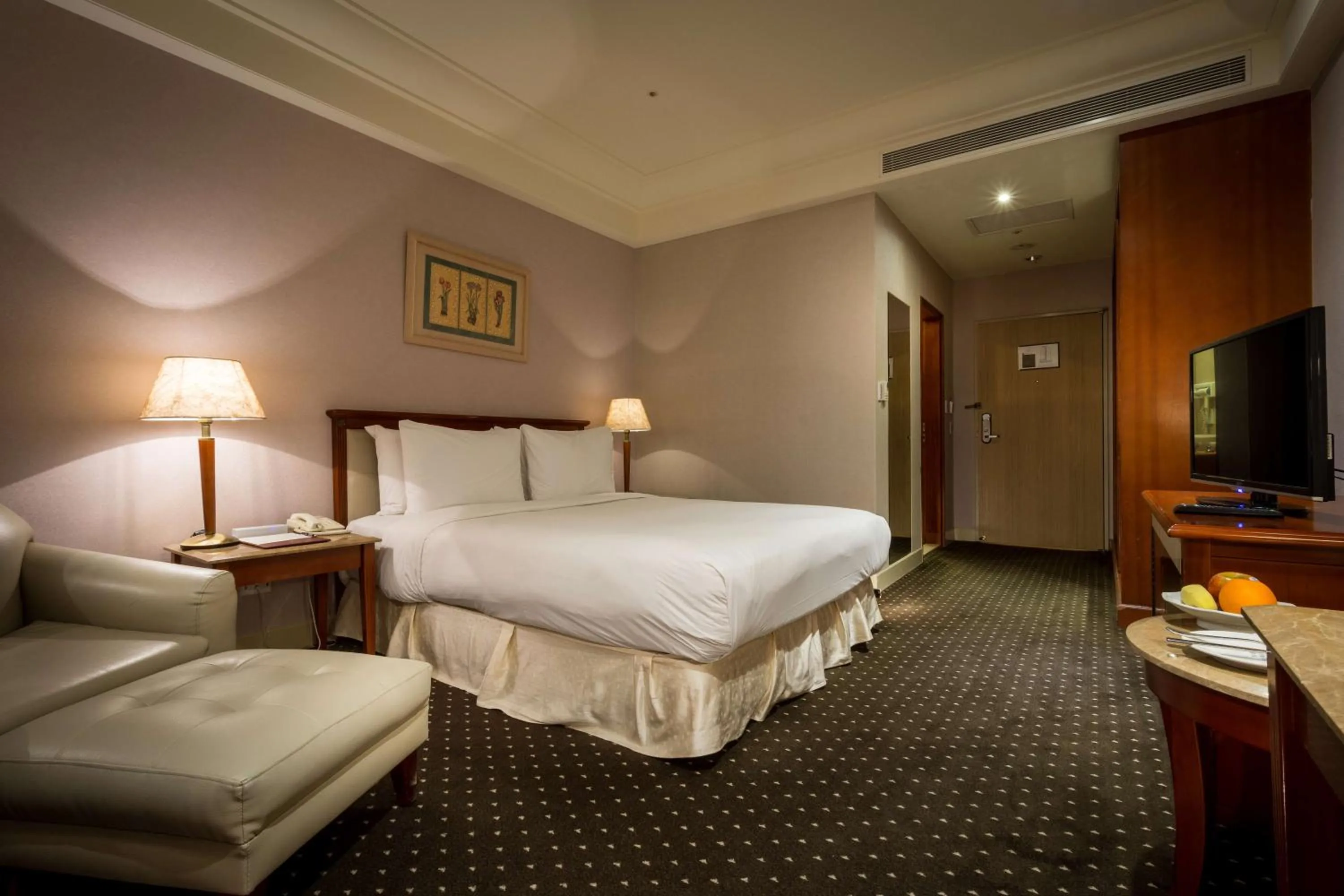 Bed in Grand View Hotel