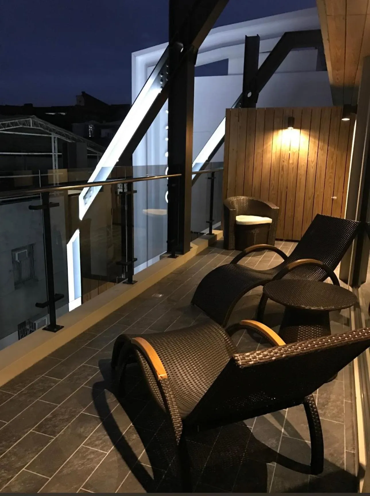 Balcony/Terrace in At Home Hotel Ximen