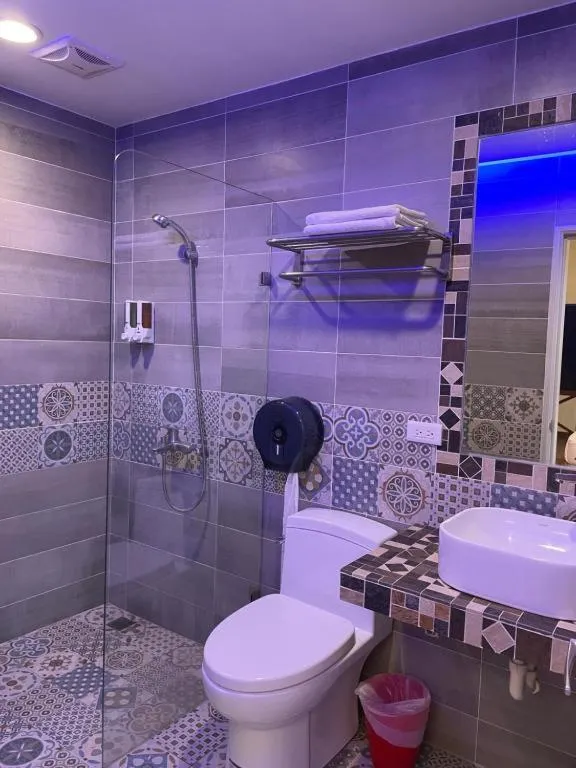 Bathroom in Island on the Sea