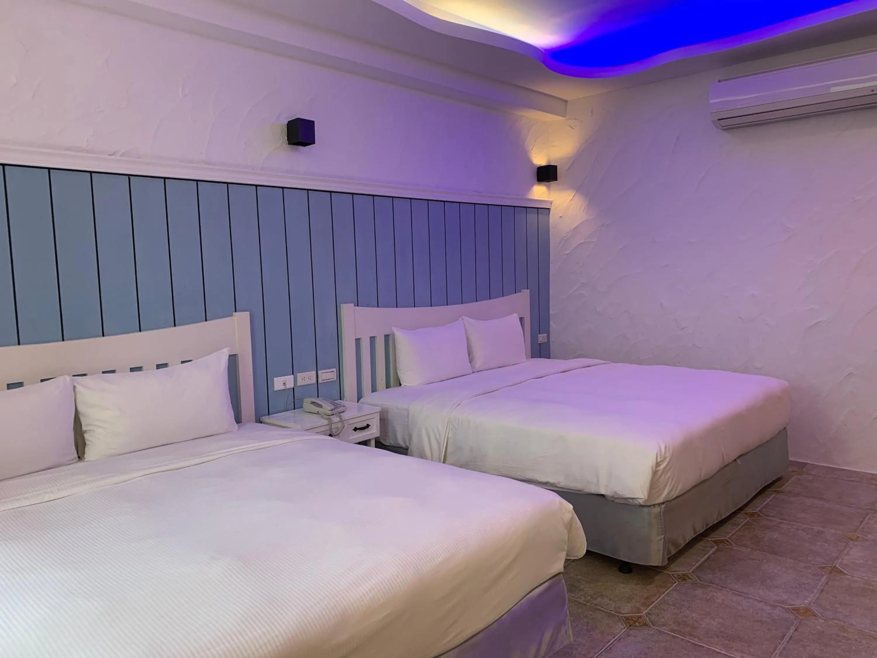 Bed in Island on the Sea