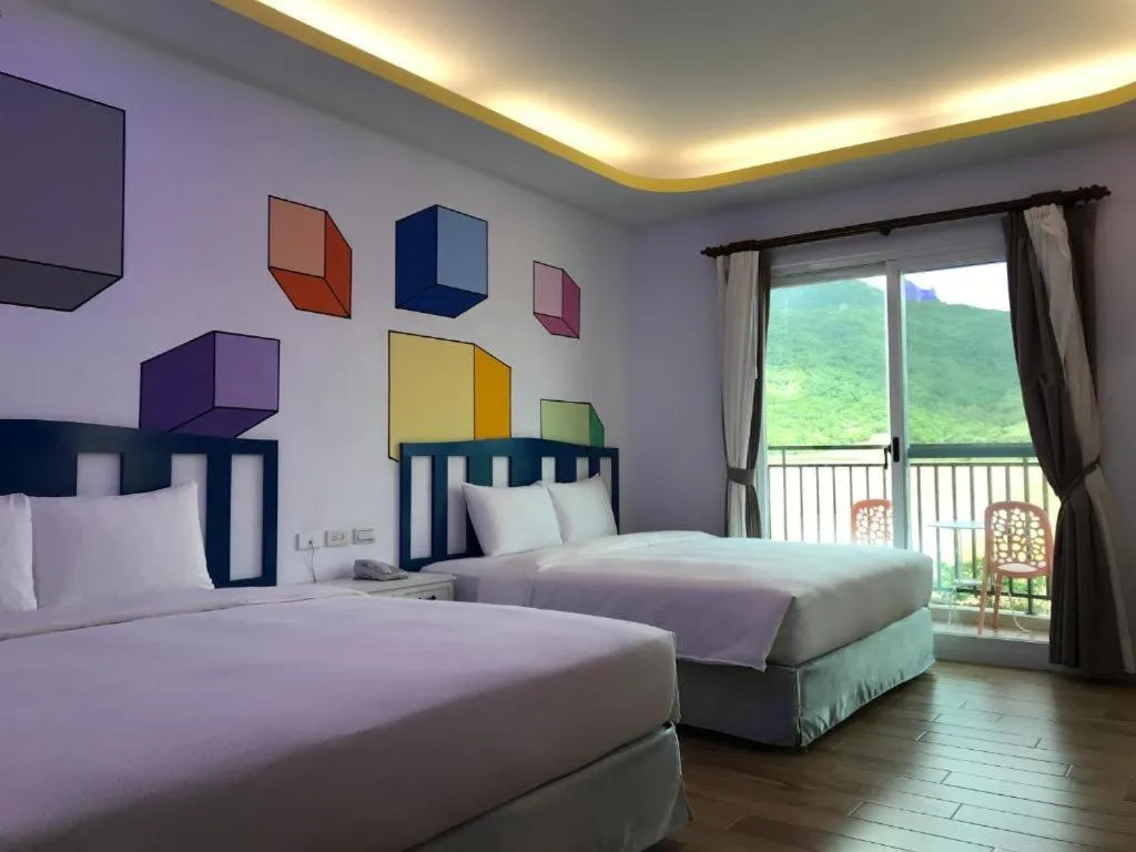 Bed in Island on the Sea