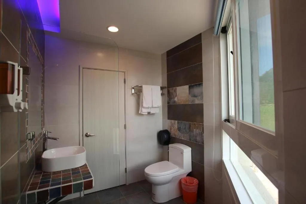 Bathroom in Island on the Sea