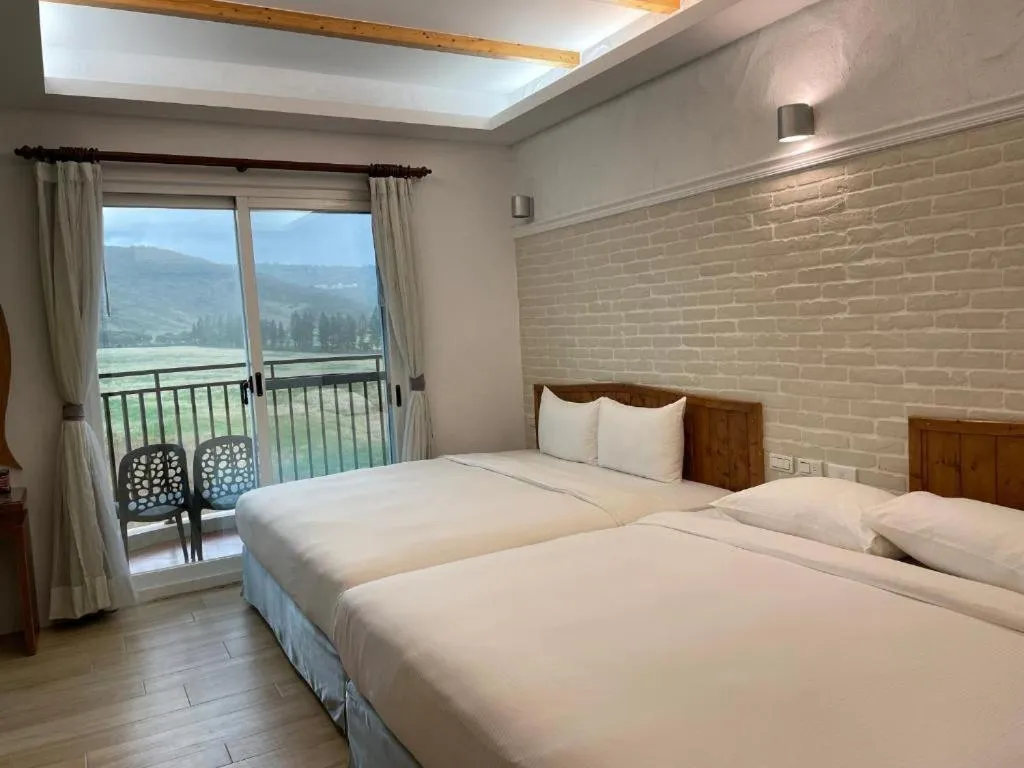 Bed in Island on the Sea