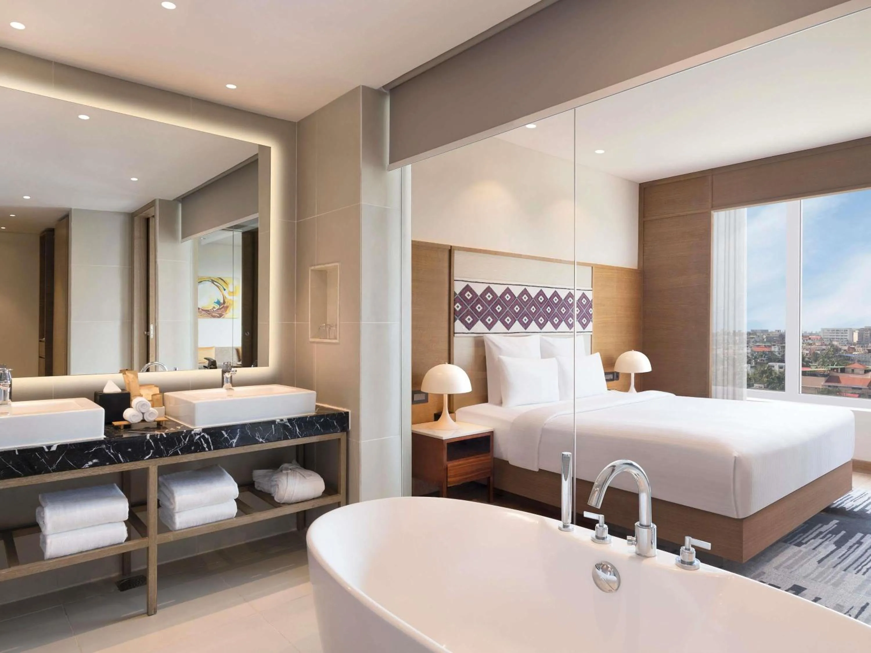 Bathroom, Bed in Novotel Guwahati GS Road