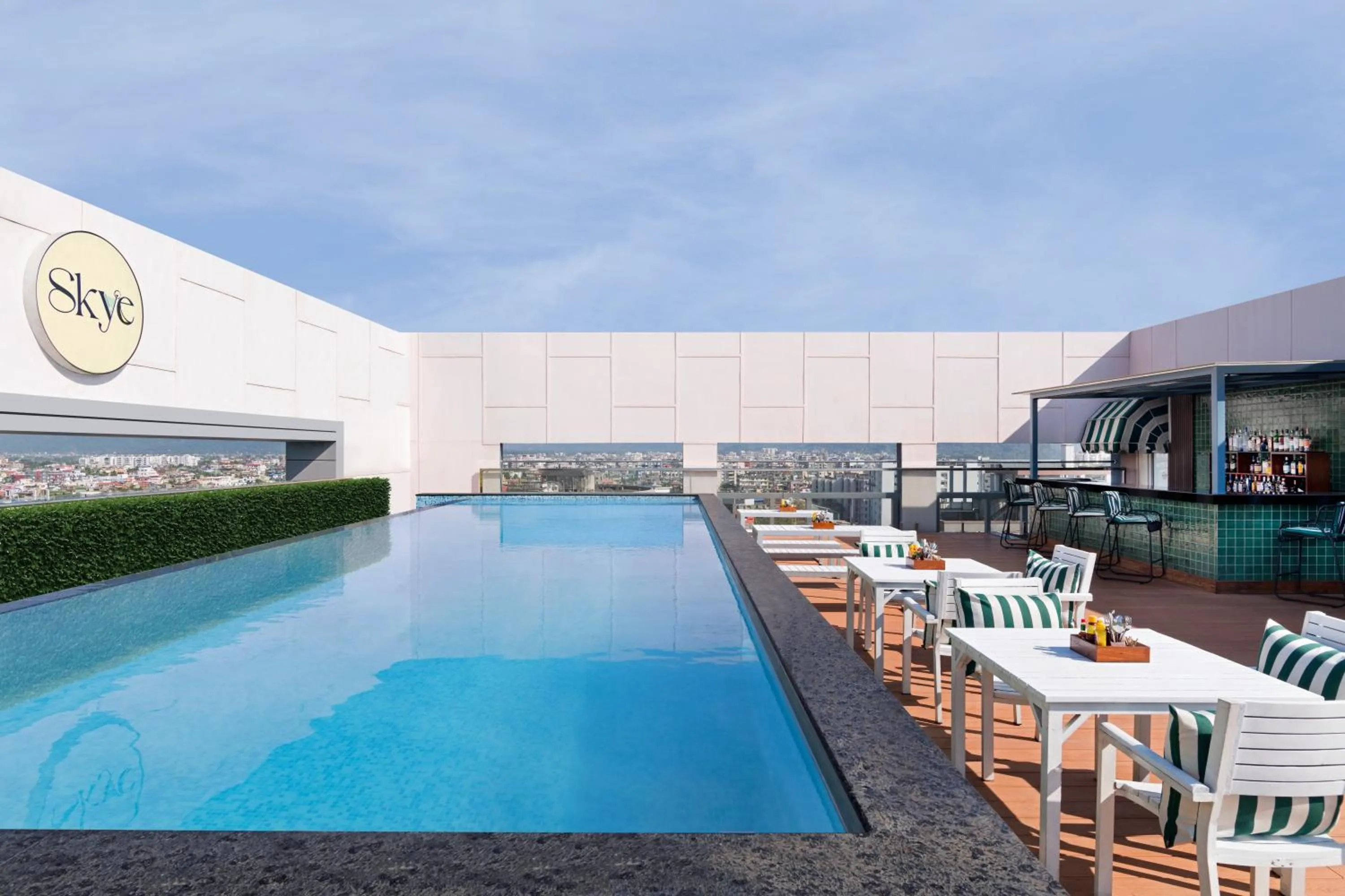 Swimming pool in Novotel Guwahati GS Road