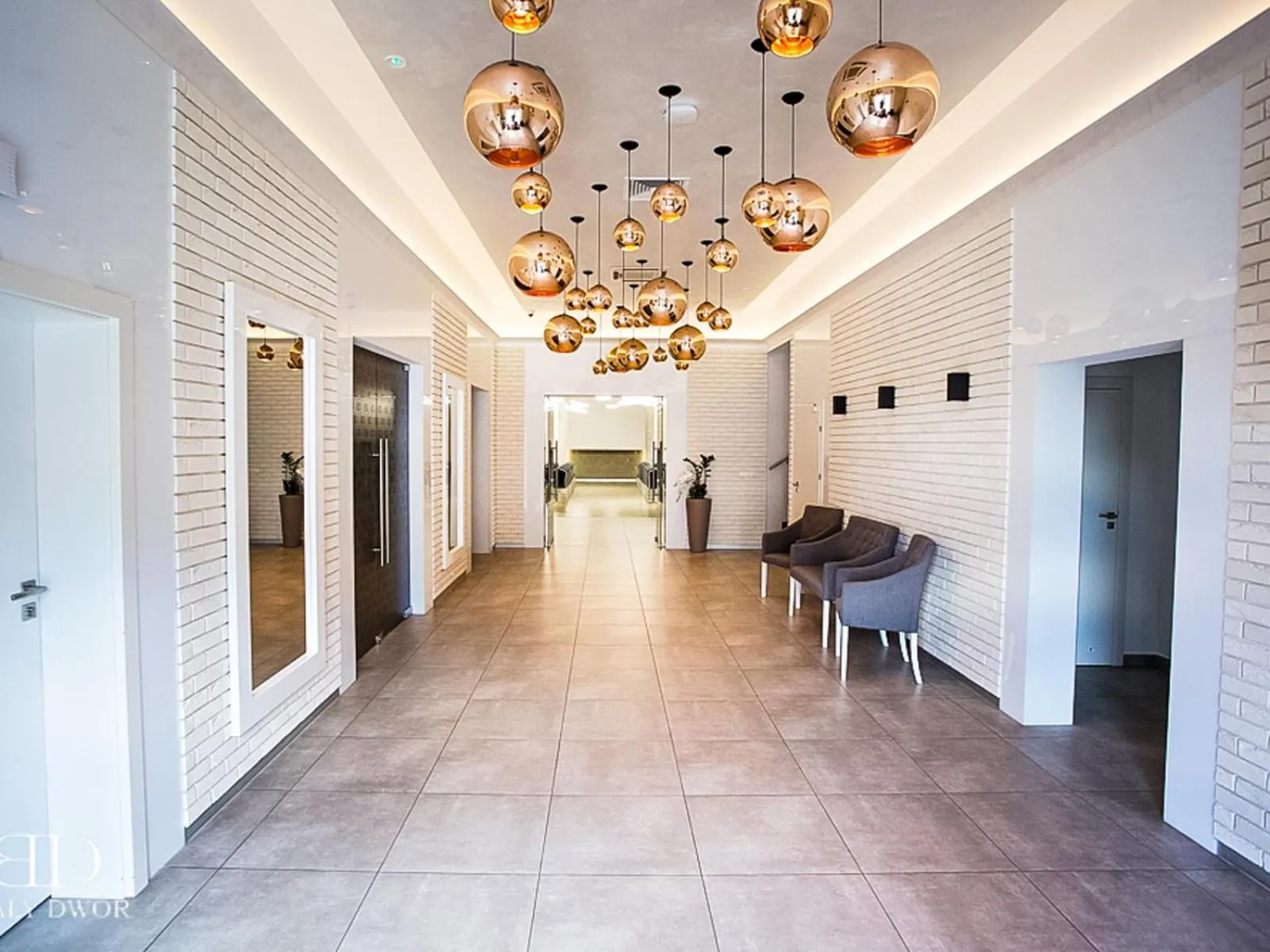 Lobby or reception in Biały Dwór